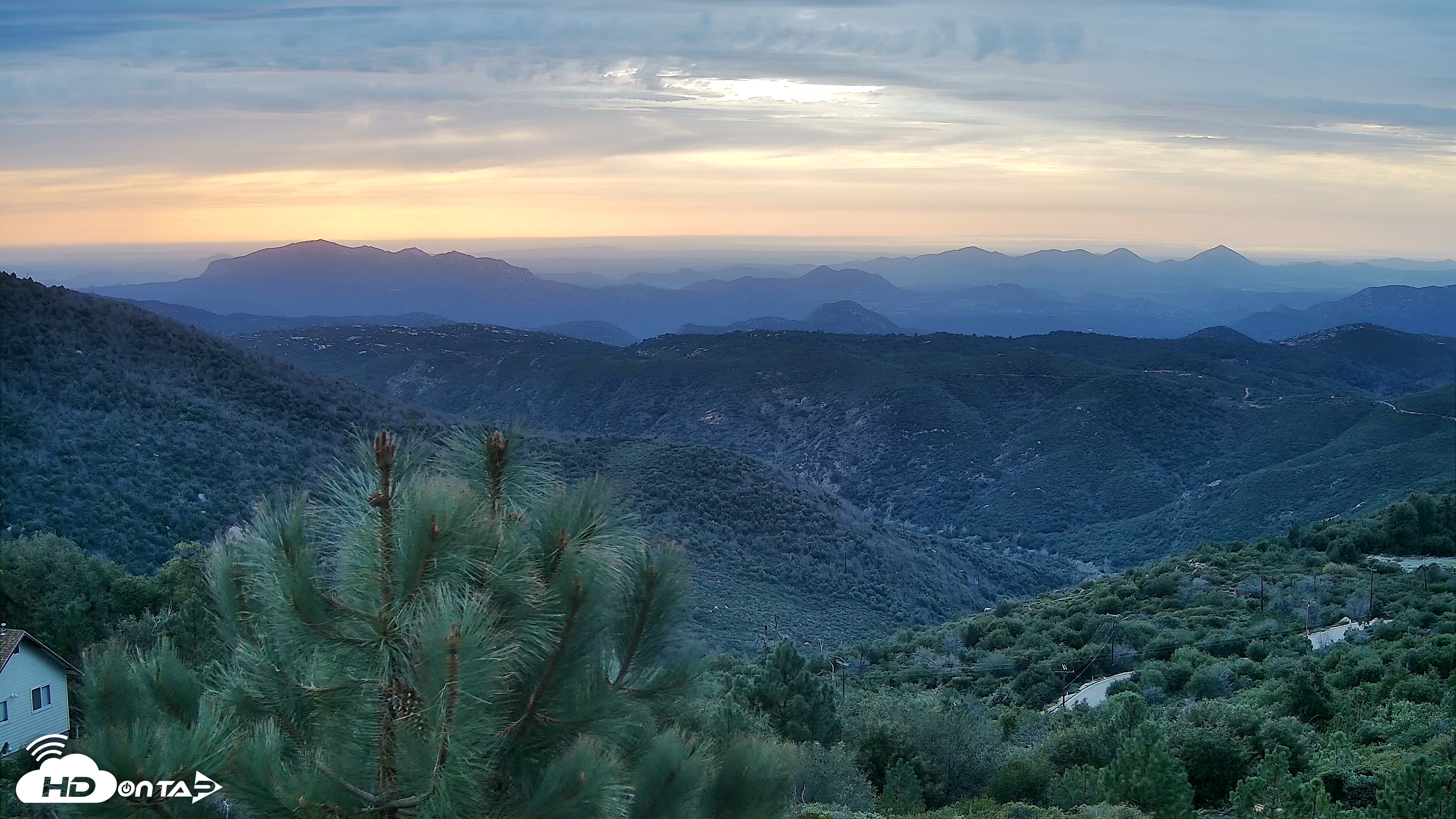 Snapshot of Cuyamaca Mountain Live Weather Cam taken Feb 5, 2026, 4:55pm PST