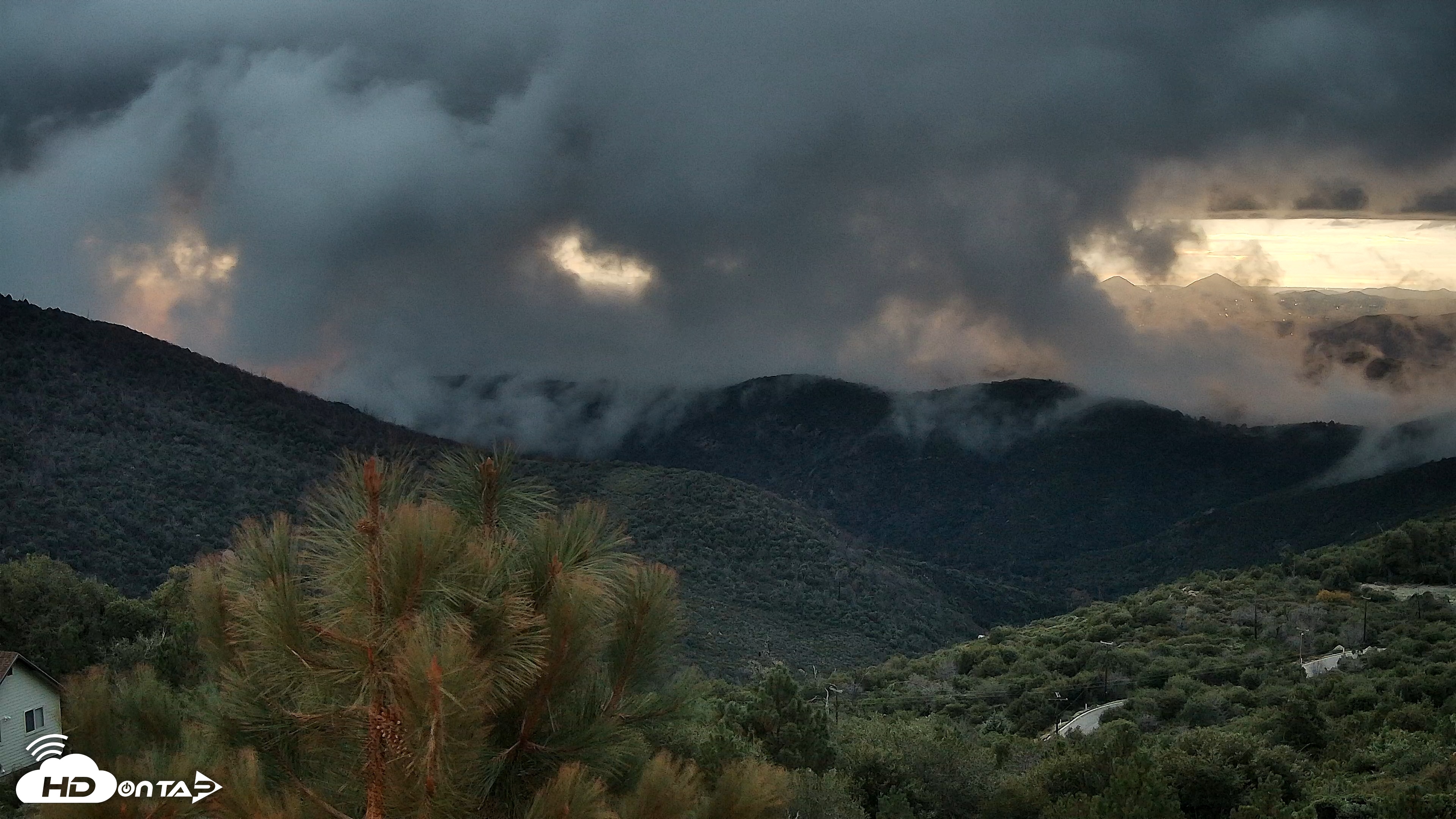 Snapshot of Cuyamaca Mountain Live Weather Cam taken Jan 6, 2026, 5:16pm PST