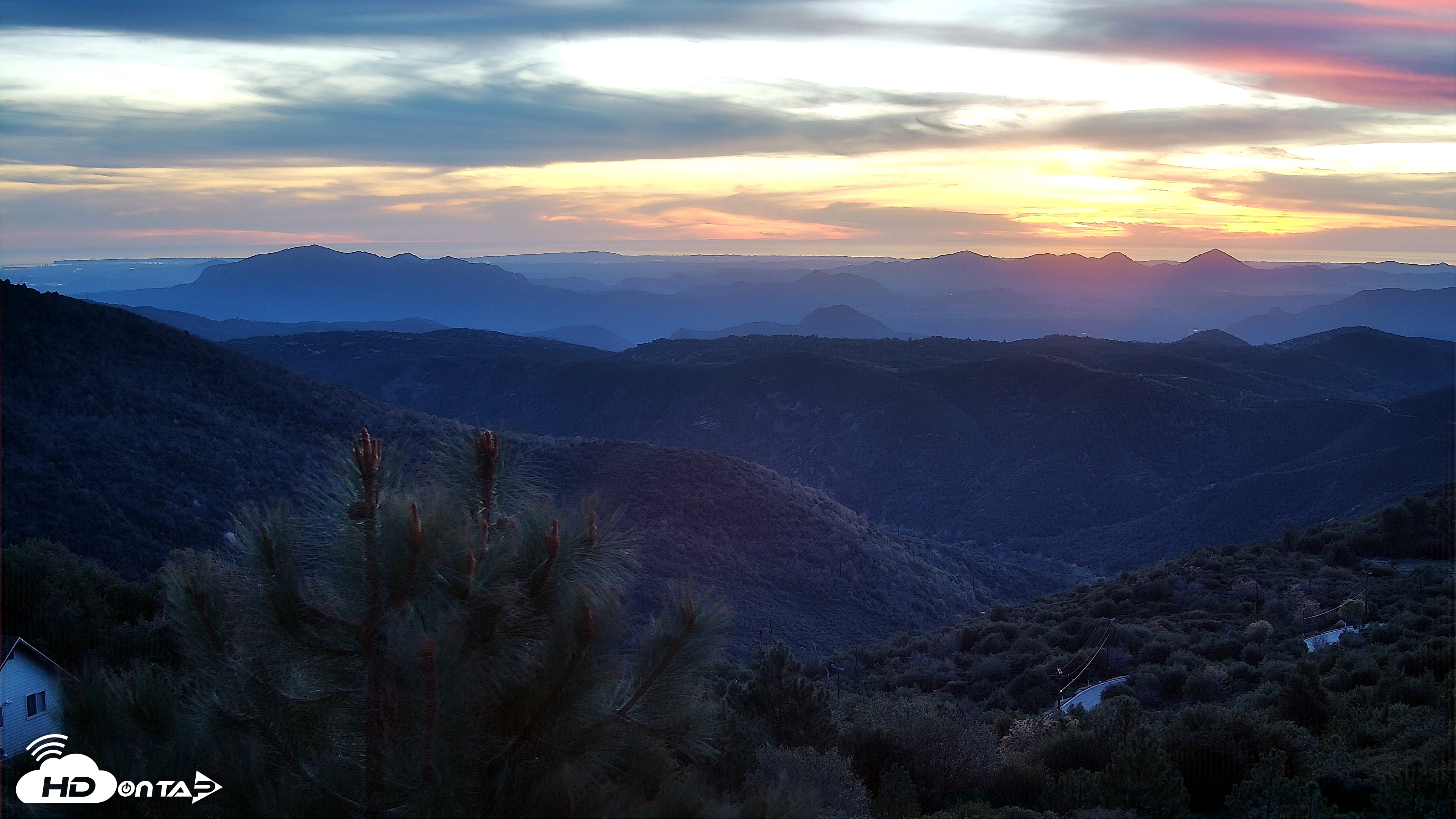 Snapshot of Cuyamaca Mountain Live Weather Cam taken Mar 13, 2026, 7:07pm PDT