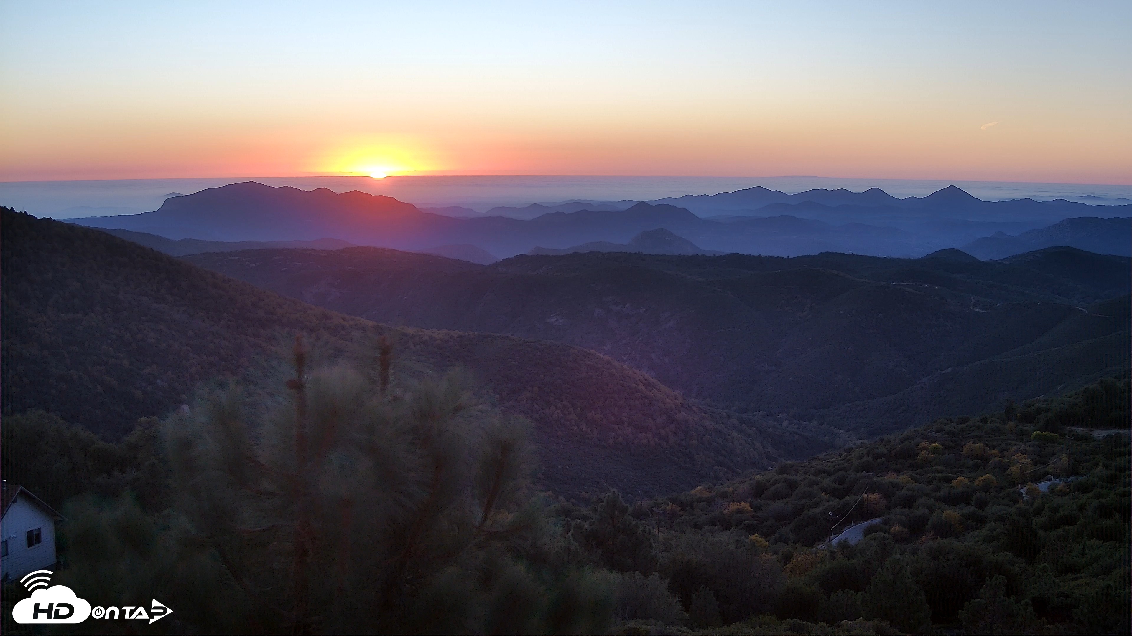 Snapshot of Cuyamaca Mountain Live Weather Cam taken Nov 9, 2025, 4:55pm PST