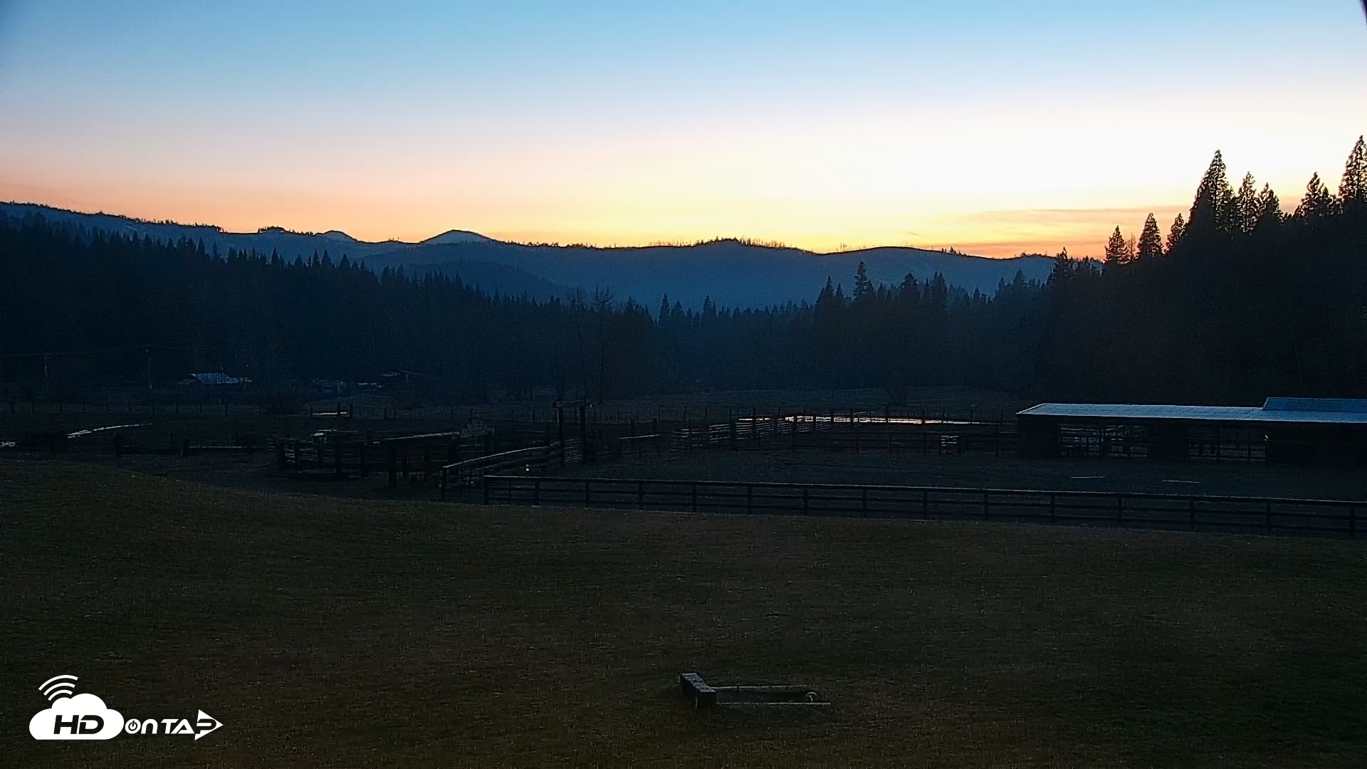 Snapshot of Greenhorn Ranch Live Horse Arena Cam taken Jan 28, 2026, 5:45pm PST