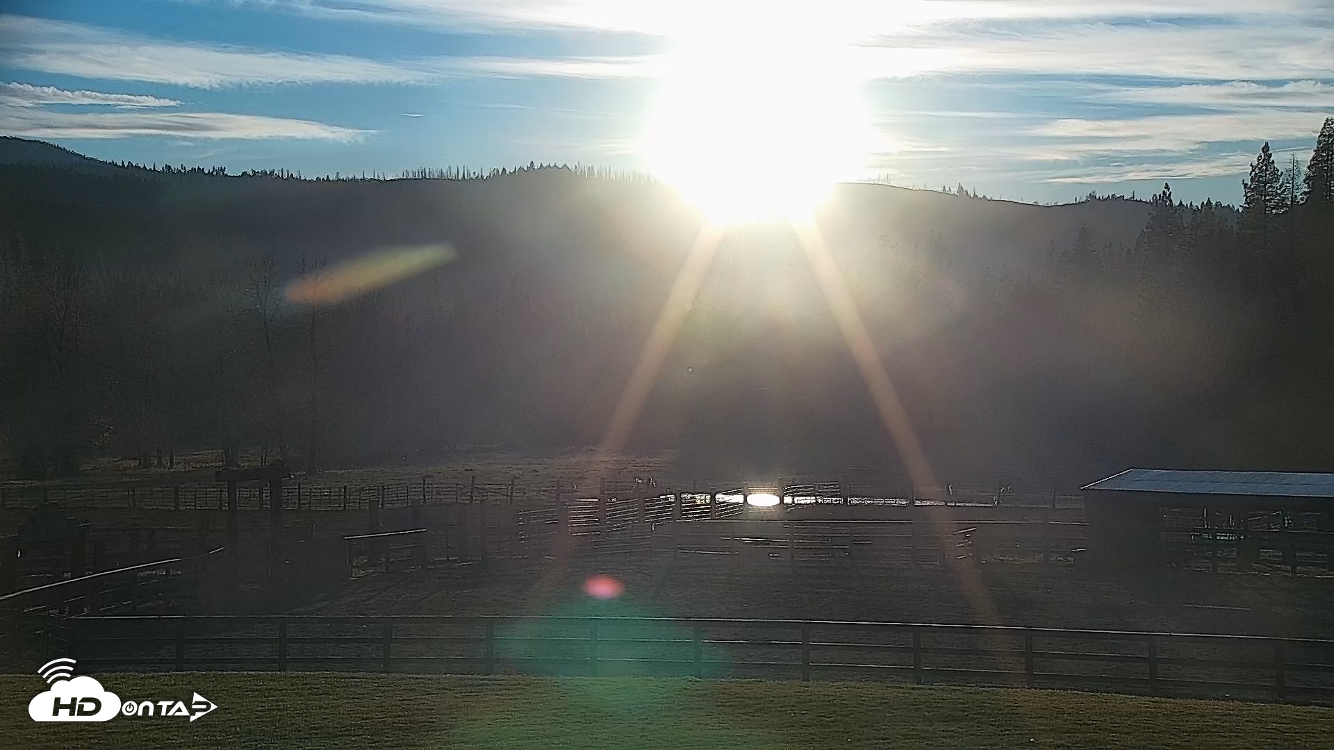 Snapshot of Greenhorn Ranch Live Horse Arena Cam taken Dec 5, 2025, 4:12pm PST