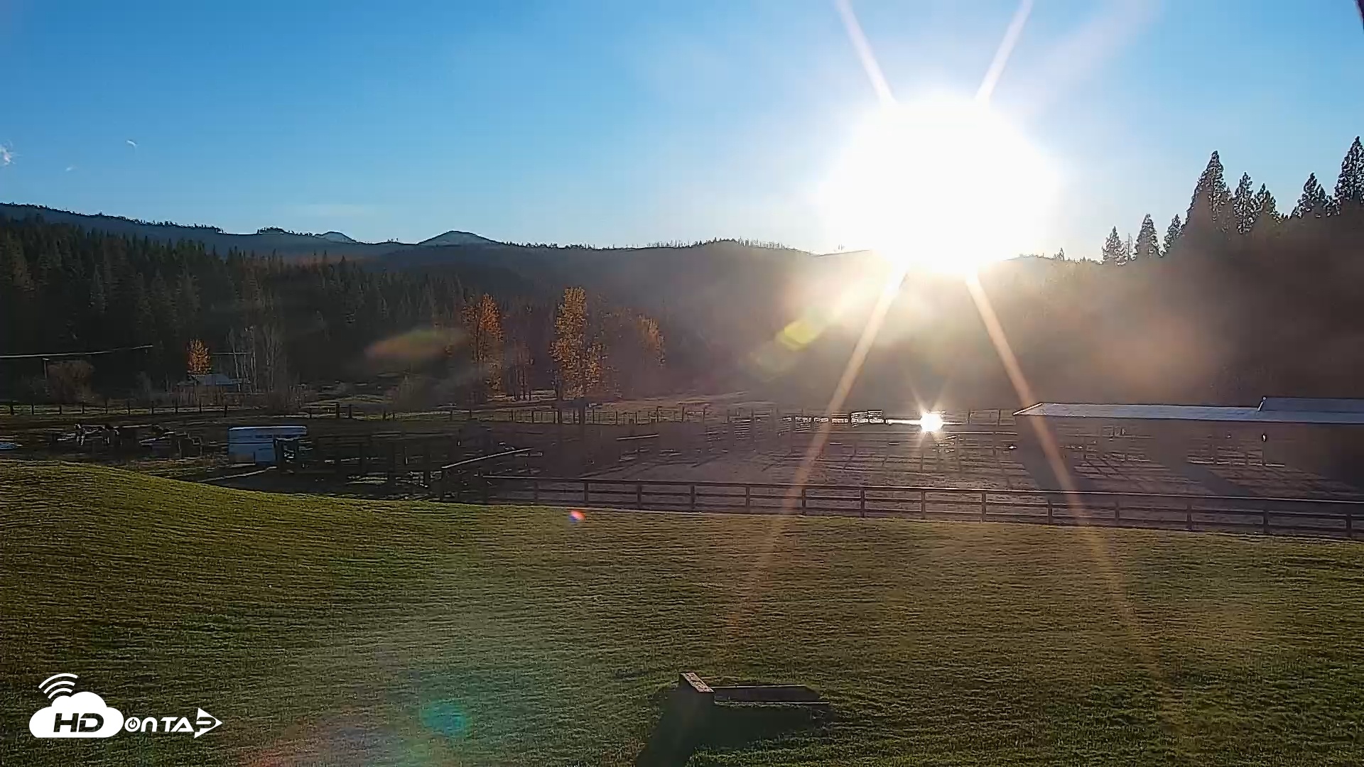 Snapshot of Greenhorn Ranch Live Horse Arena Cam taken Nov 18, 2025, 4:16pm PST