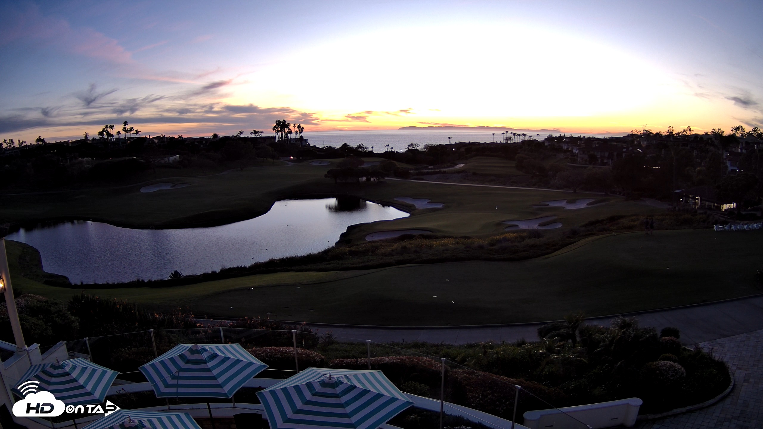 Snapshot of Monarch Beach Golf Links Live Webcam taken Feb 23, 2026, 5:55pm PST