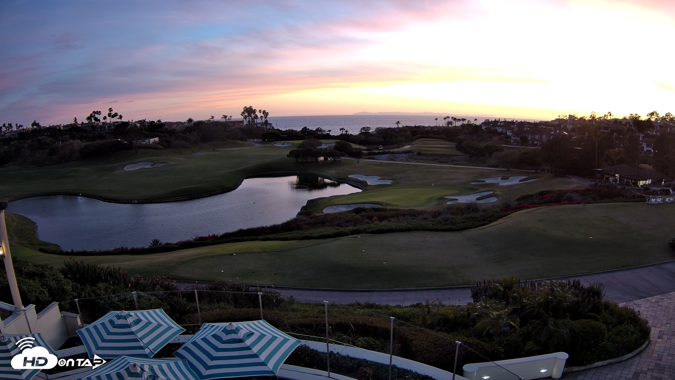 Snapshot of Monarch Beach Golf Links Live Webcam taken Apr 20, 2026, 7:34pm PDT