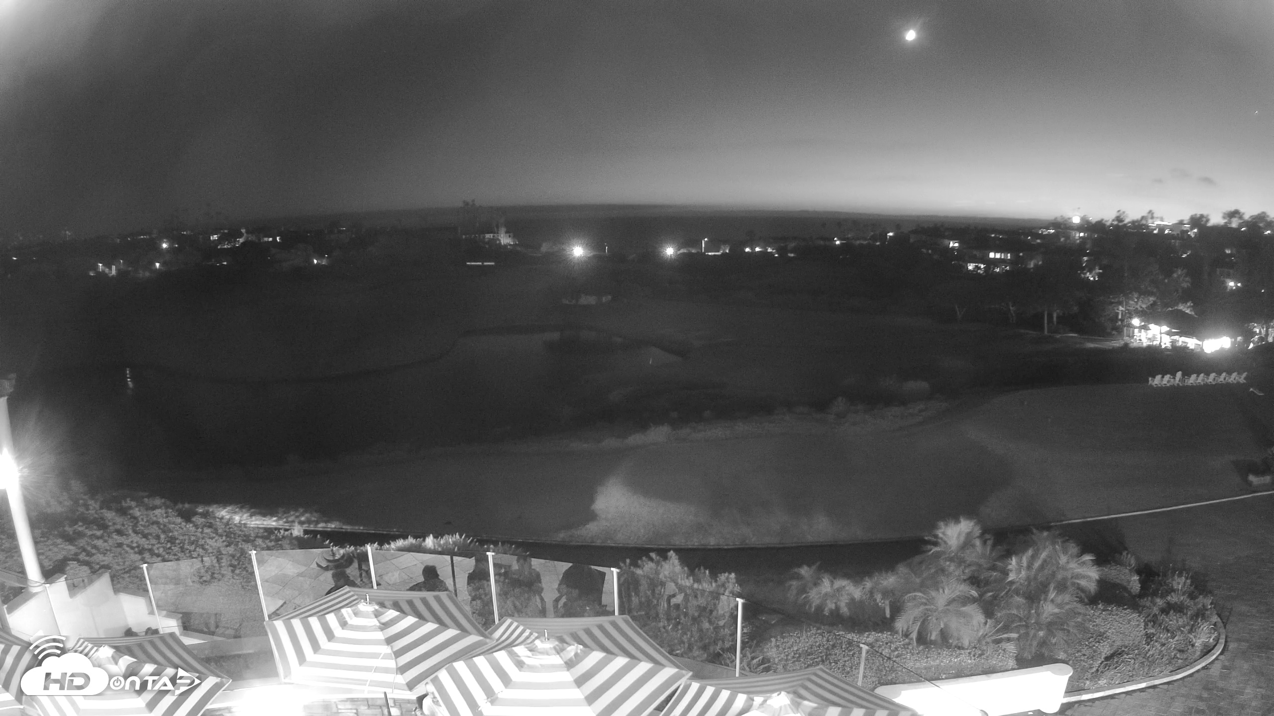 Snapshot of Monarch Beach Golf Links Live Webcam taken Jul 27, 2025, 8:47pm PDT