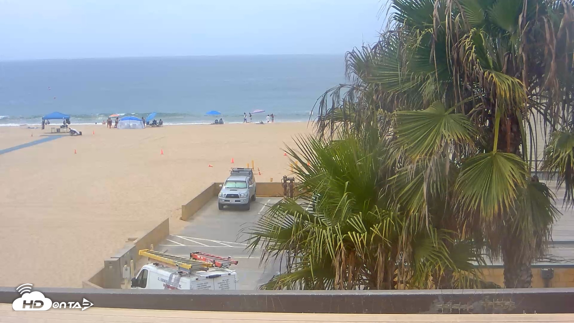 Snapshot of Hermosa Beach Pier South Live Webcam taken Aug 27, 2026, 12:42pm PDT