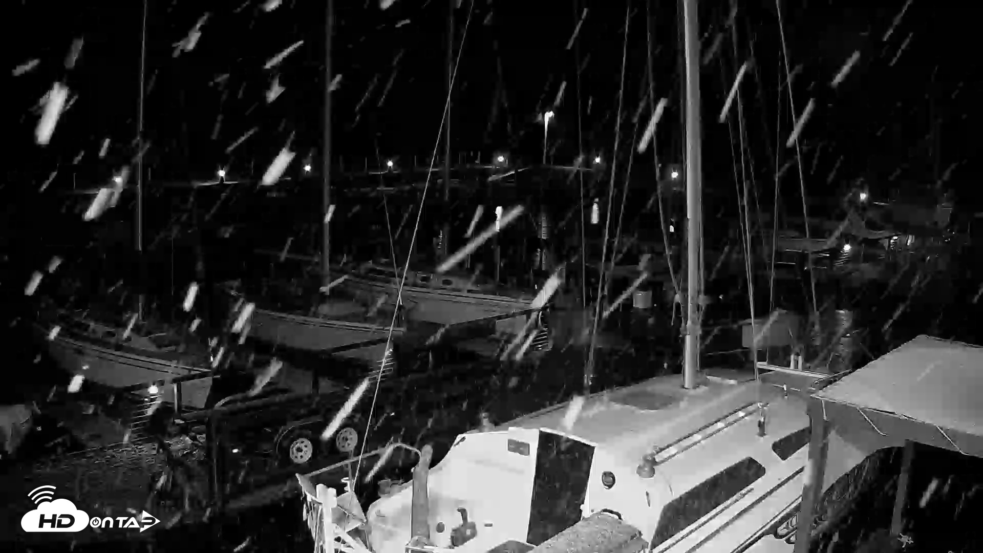 Snapshot of Obexer's Marina Lake Tahoe Live Webcam taken Oct 14, 2025, 8:27pm PDT