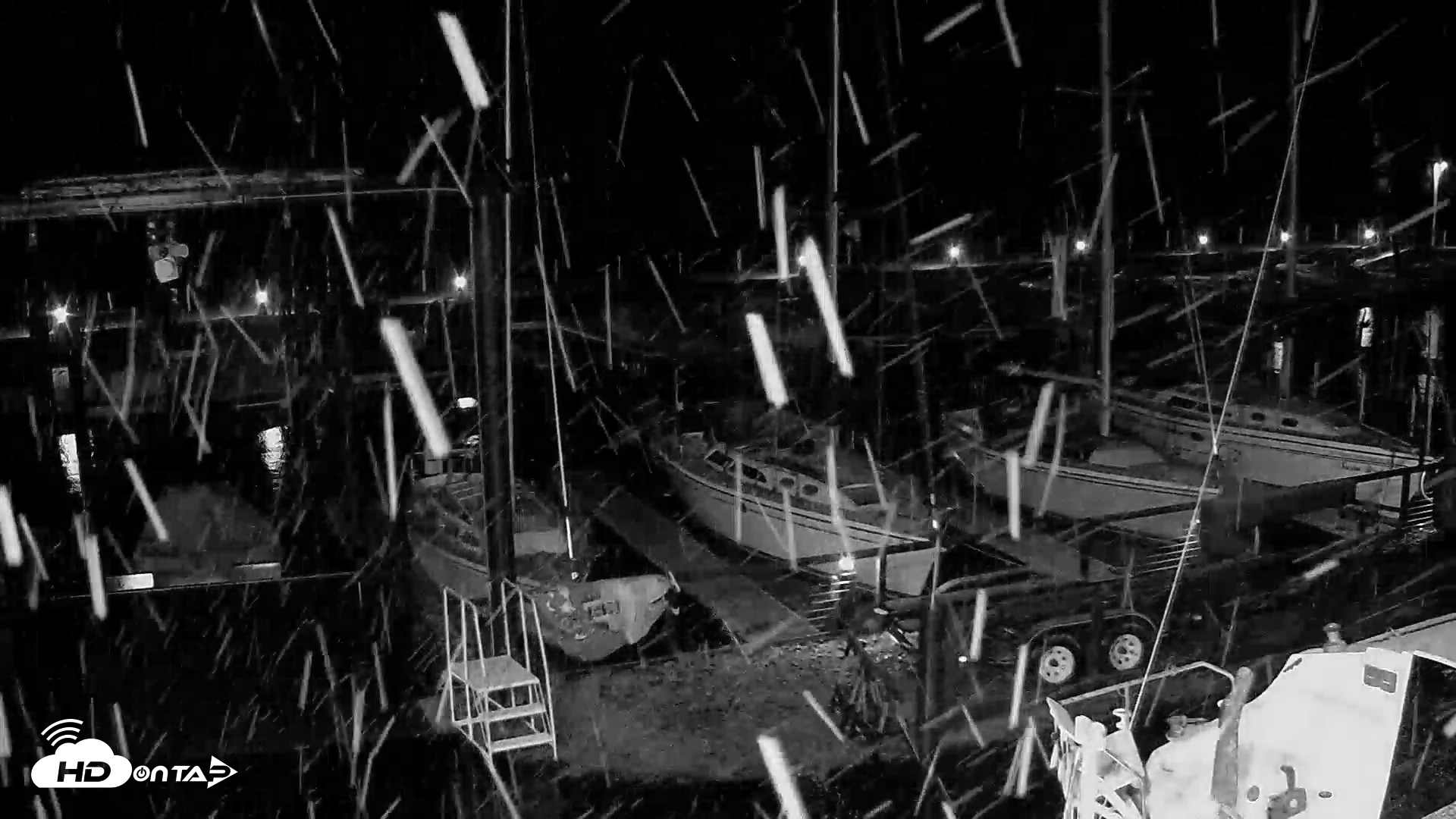 Snapshot of Obexer's Marina Lake Tahoe Live Webcam taken Oct 14, 2025, 8:23pm PDT