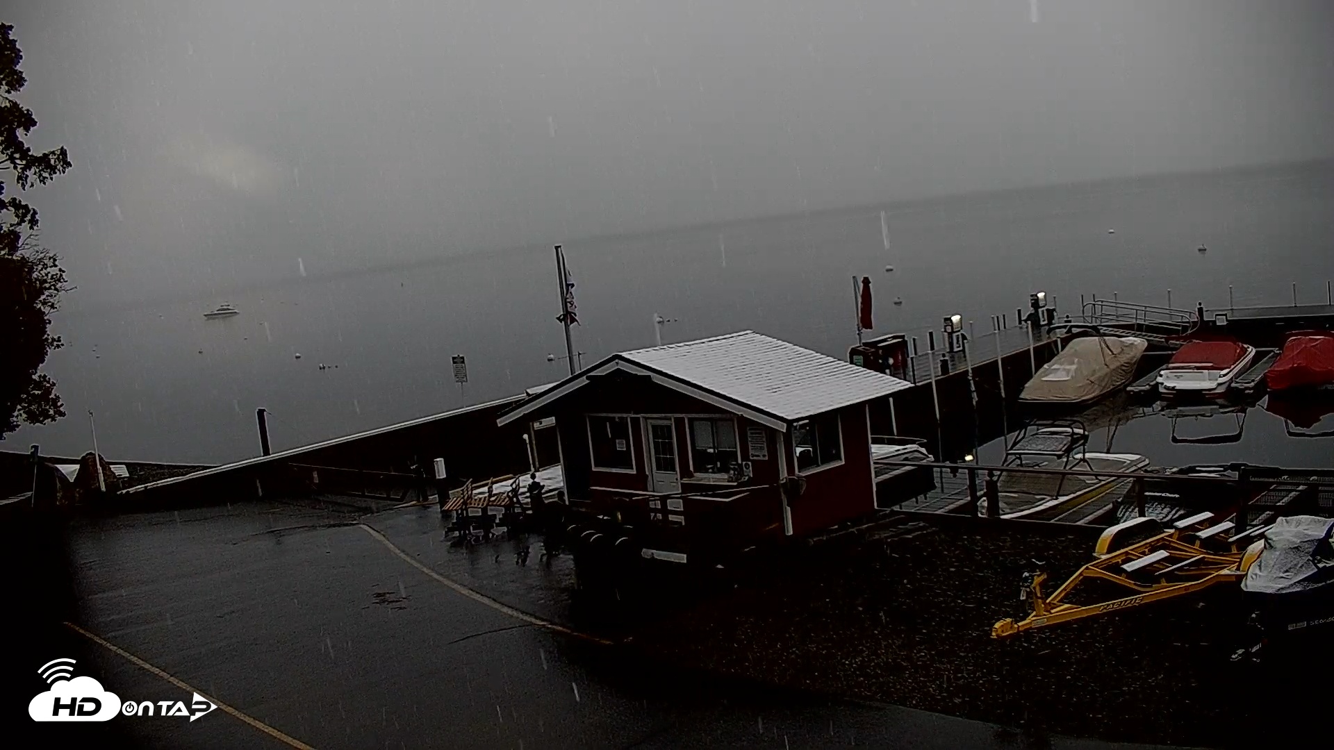 Snapshot of Obexer's Marina Lake Tahoe Live Webcam taken Oct 15, 2025, 7:14am PDT