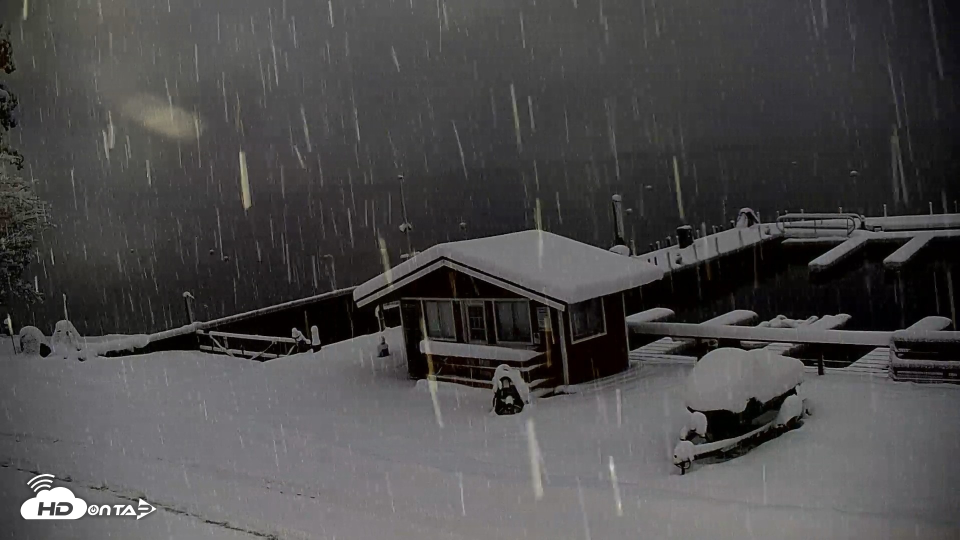 Snapshot of Obexer's Marina Lake Tahoe Live Webcam taken Apr 12, 2026, 7:39pm PDT