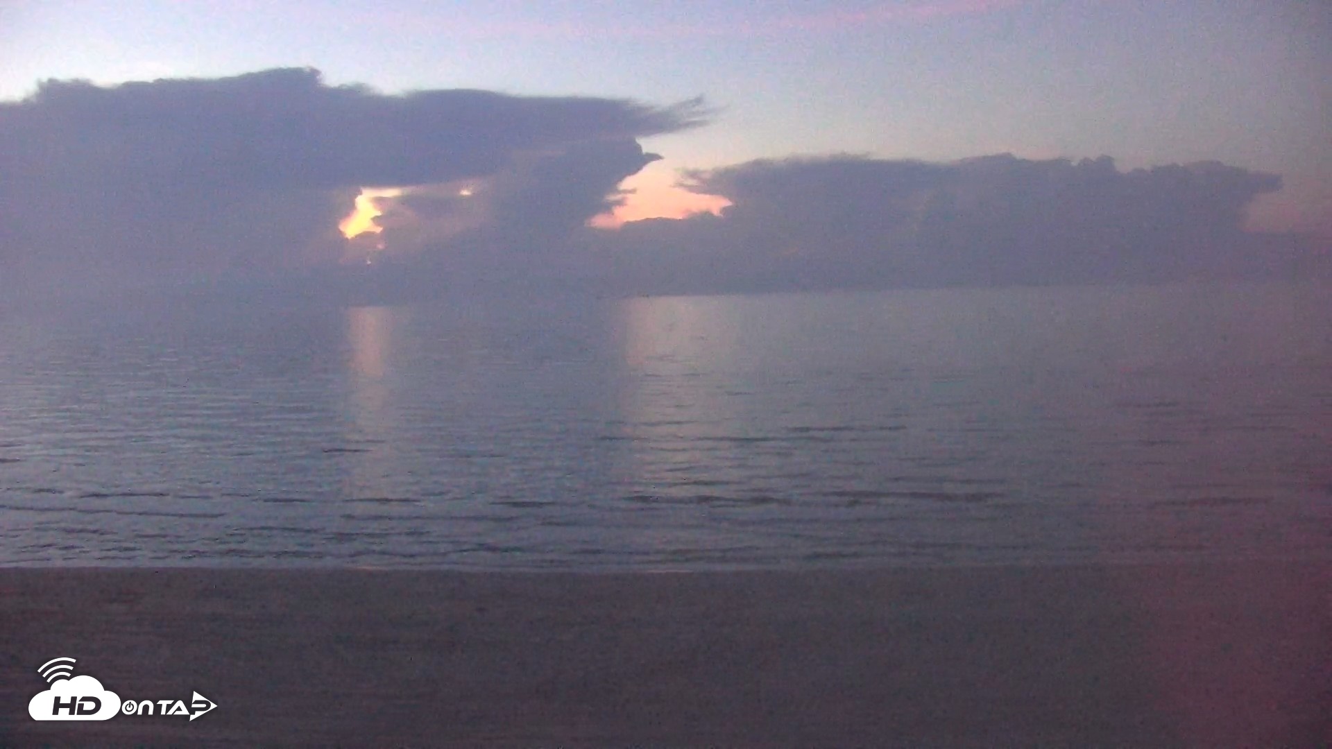 Snapshot of Gulf Shores - Port Aransas Live Beach Cam taken Aug 29, 2026, 6:43am CDT