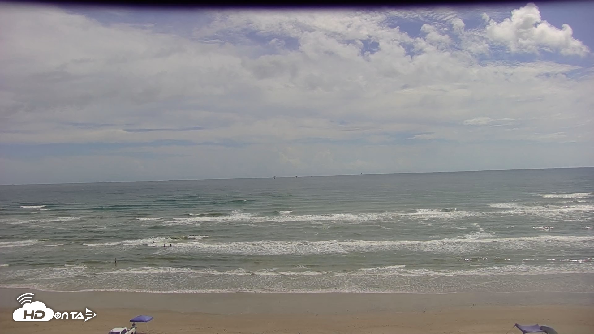 Snapshot of Gulf Shores - Port Aransas Live Beach Cam taken Oct 2, 2026, 12:32pm CDT