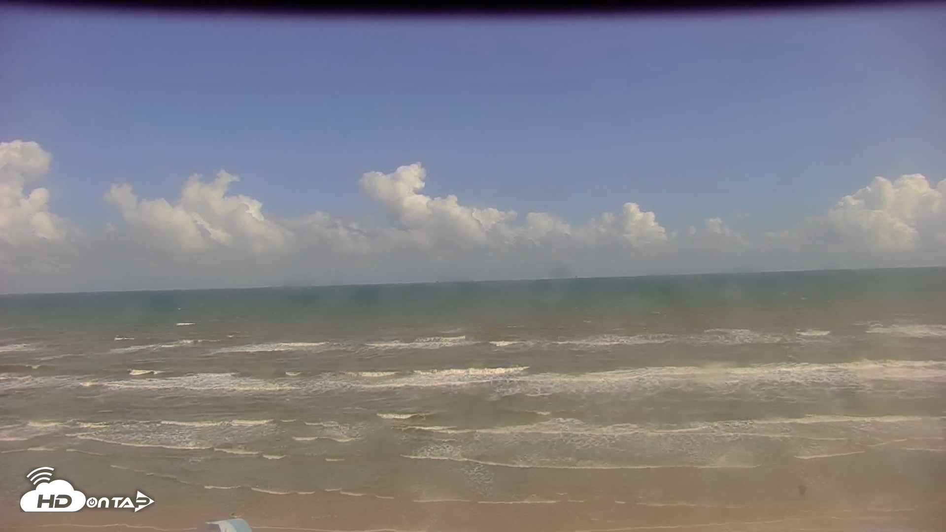 Snapshot of Gulf Shores - Port Aransas Live Beach Cam taken Oct 13, 2026, 3:00pm CDT