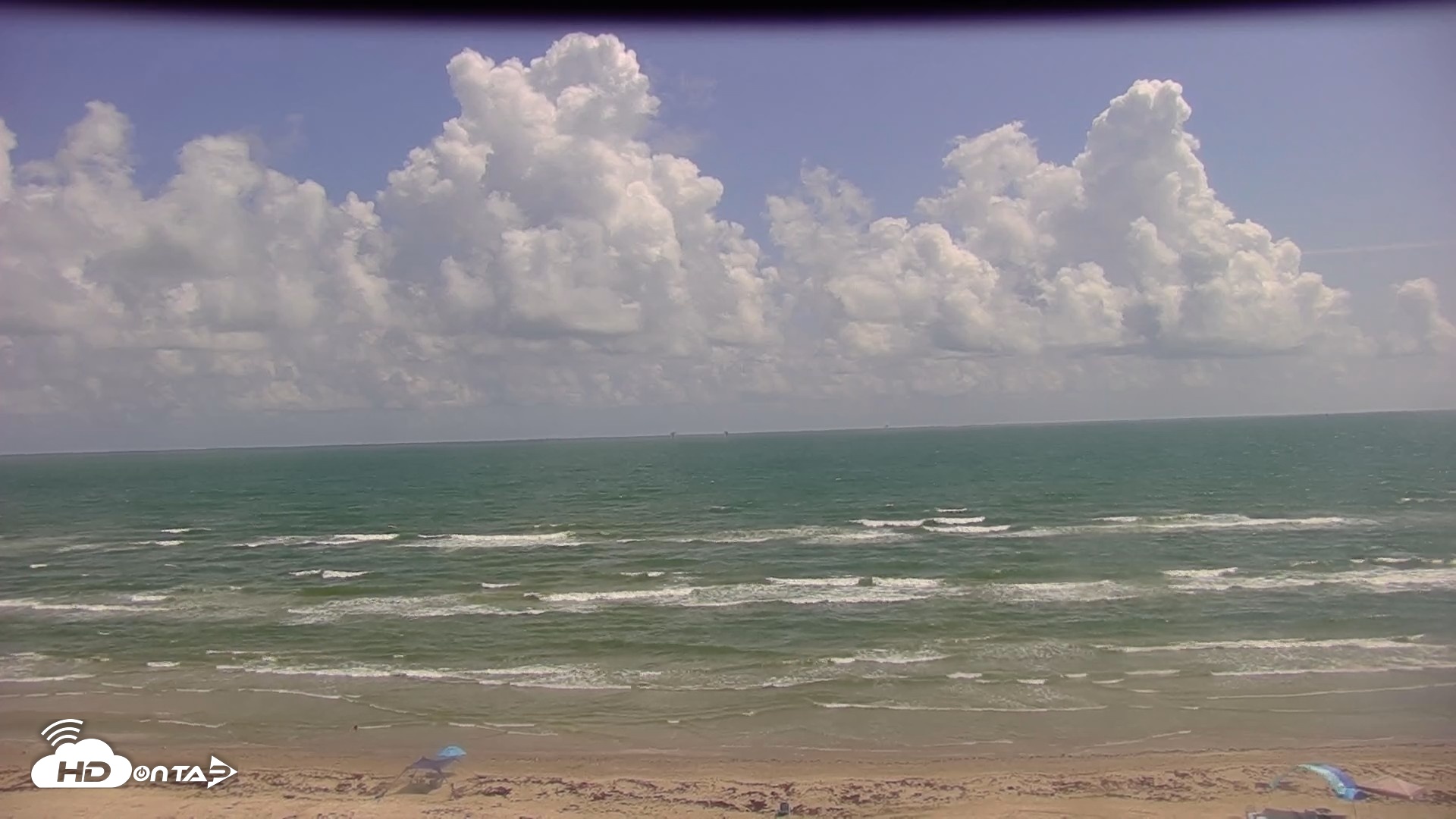 Snapshot of Gulf Shores - Port Aransas Live Beach Cam taken Sep 29, 2026, 1:26pm CDT