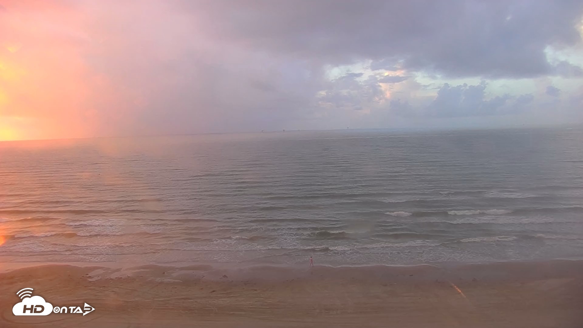 Snapshot of Gulf Shores - Port Aransas Live Beach Cam taken Aug 9, 2026, 7:03am CDT