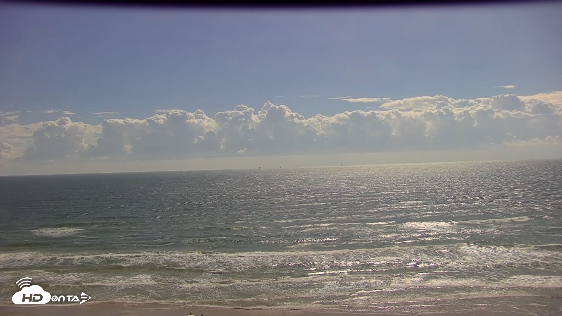Snapshot of Gulf Shores - Port Aransas Live Beach Cam taken Oct 7, 2026, 11:04am CDT