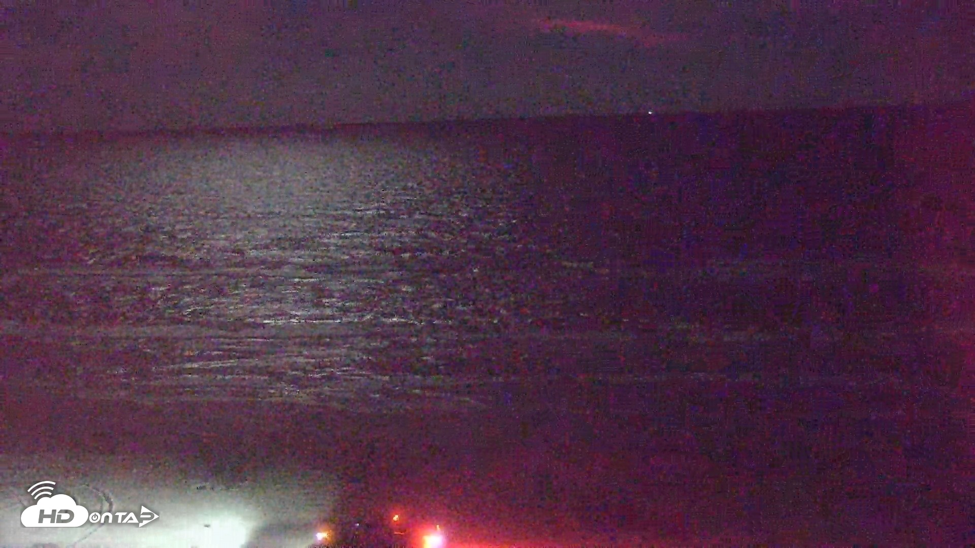 Snapshot of Gulf Shores - Port Aransas Live Beach Cam taken Sep 26, 2026, 9:43pm CDT