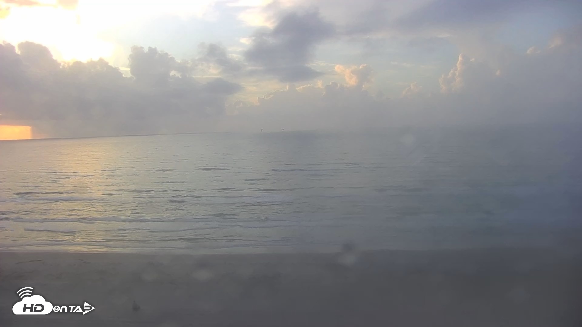Snapshot of Gulf Shores - Port Aransas Live Beach Cam taken Sep 16, 2026, 7:30am CDT