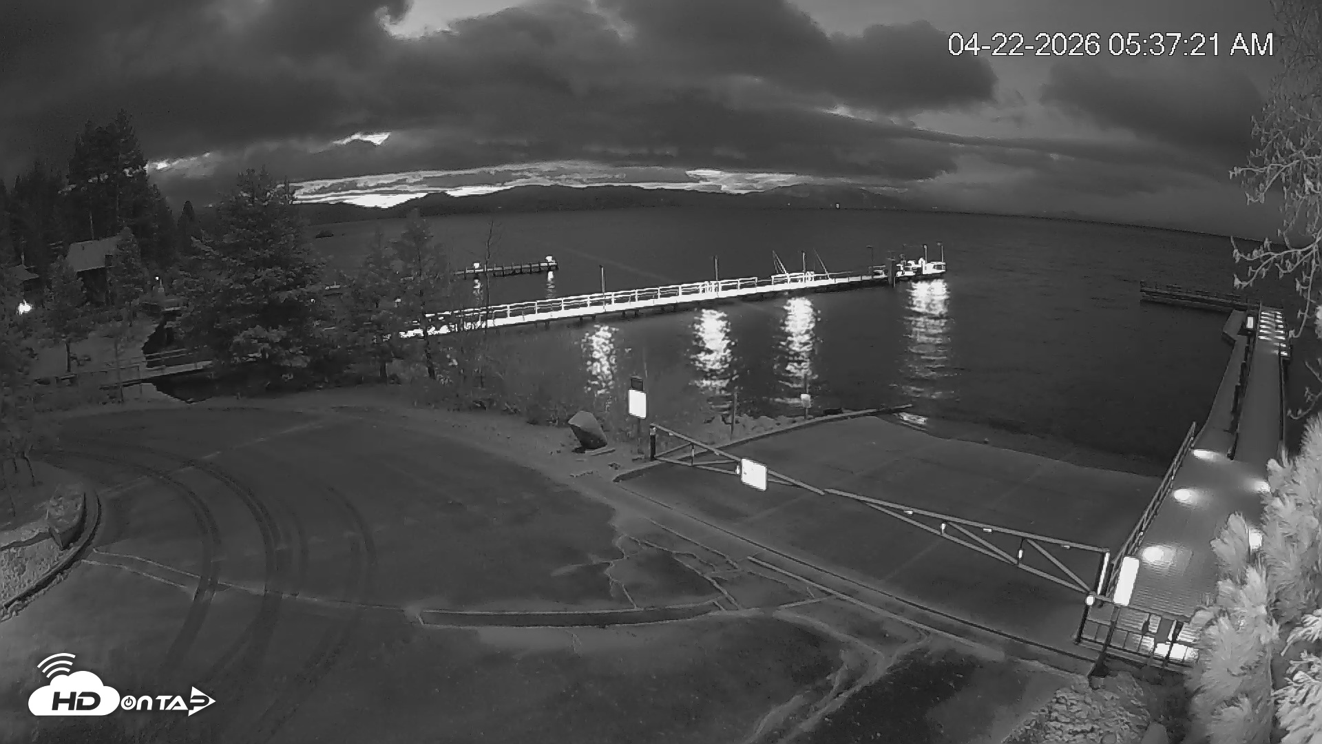 Snapshot of North Lake Tahoe Boat Ramp Live Webcam taken Apr 22, 2026, 5:38am PDT