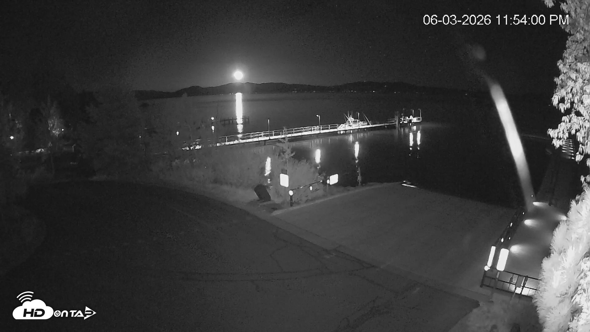 Snapshot of North Lake Tahoe Boat Ramp Live Webcam taken Jun 3, 2026, 11:54pm PDT