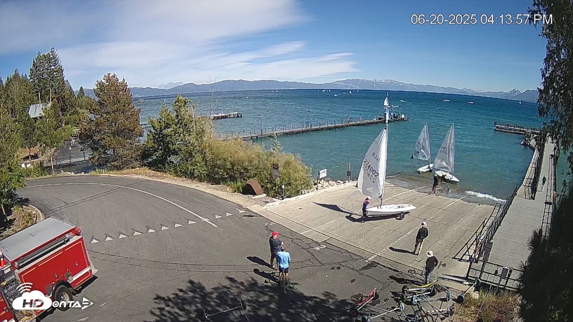 Snapshot of North Lake Tahoe Boat Ramp Live Webcam taken Jun 20, 2025, 4:14pm PDT