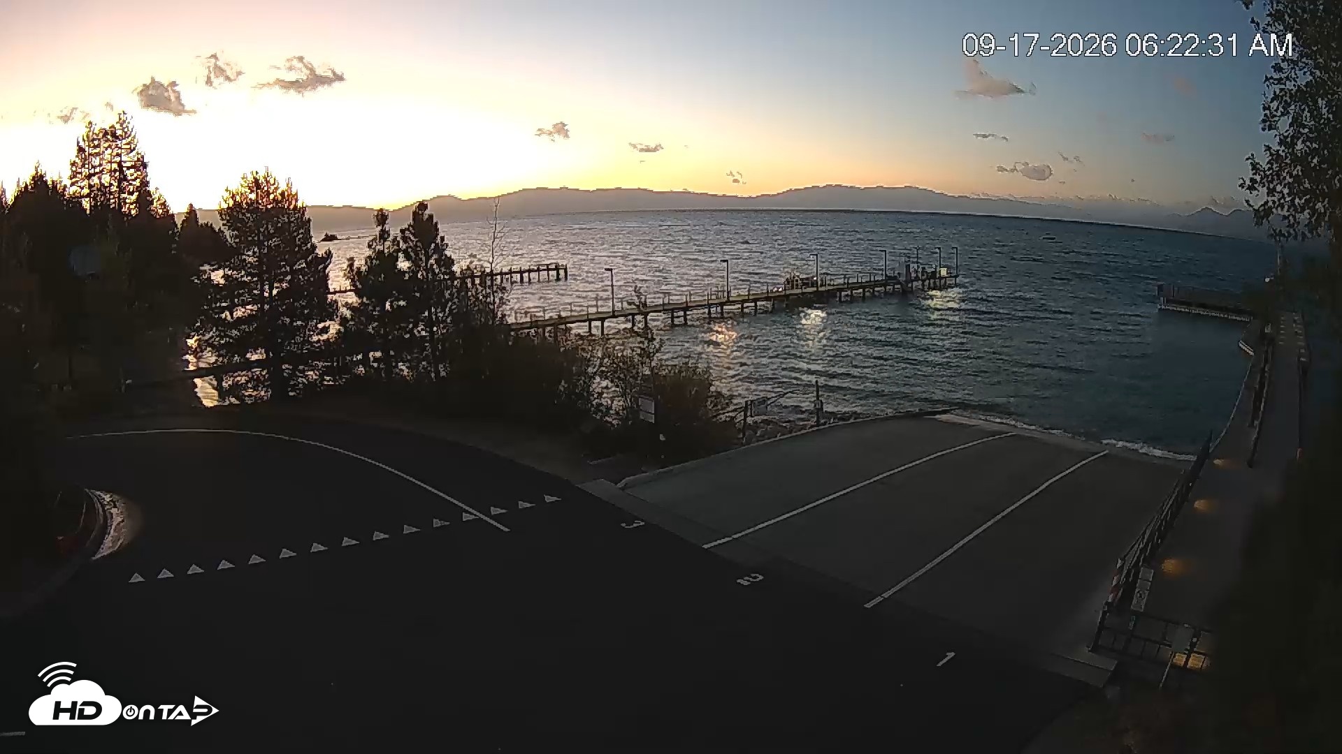 Snapshot of North Lake Tahoe Boat Ramp Live Webcam taken Sep 17, 2026, 6:23am PDT