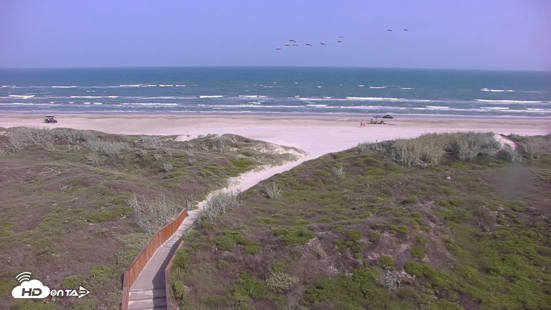 Snapshot of Casa Condos Port Aransas Beach Live Webcam taken Sep 15, 2026, 4:18pm CDT