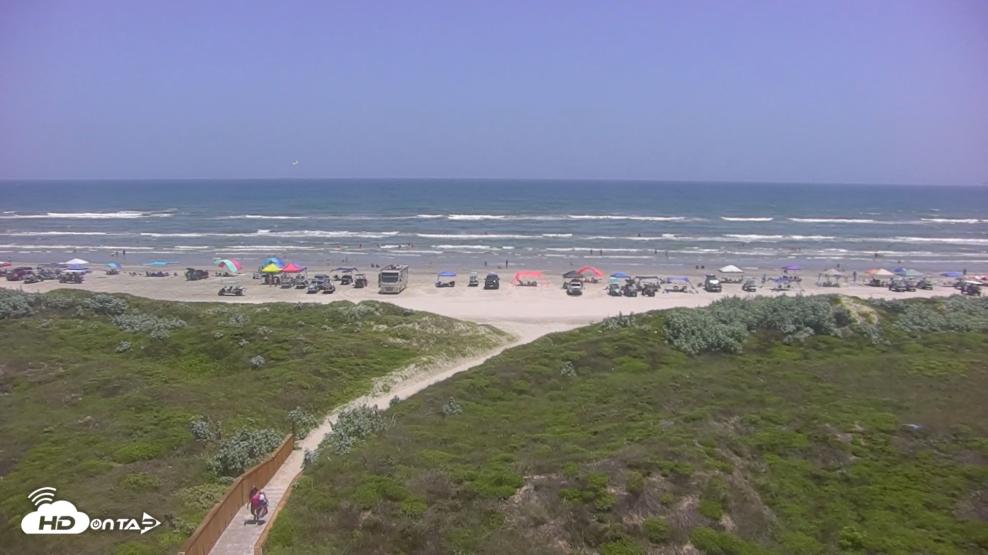 Snapshot of Casa Condos Port Aransas Beach Live Webcam taken Jul 24, 2026, 2:14pm CDT