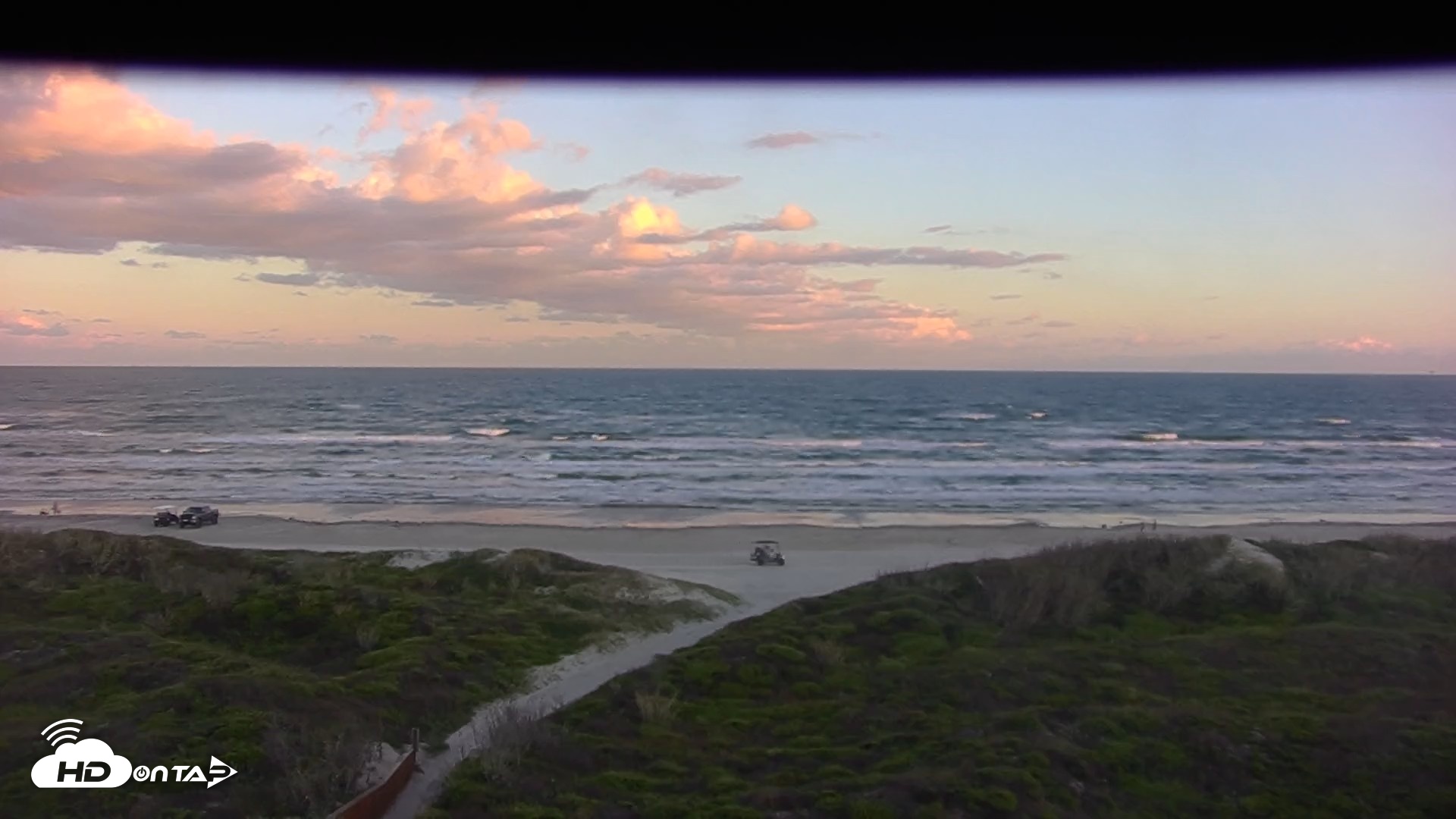 Snapshot of Casa Condos Port Aransas Beach Live Webcam taken Oct 24, 2026, 6:38pm CDT