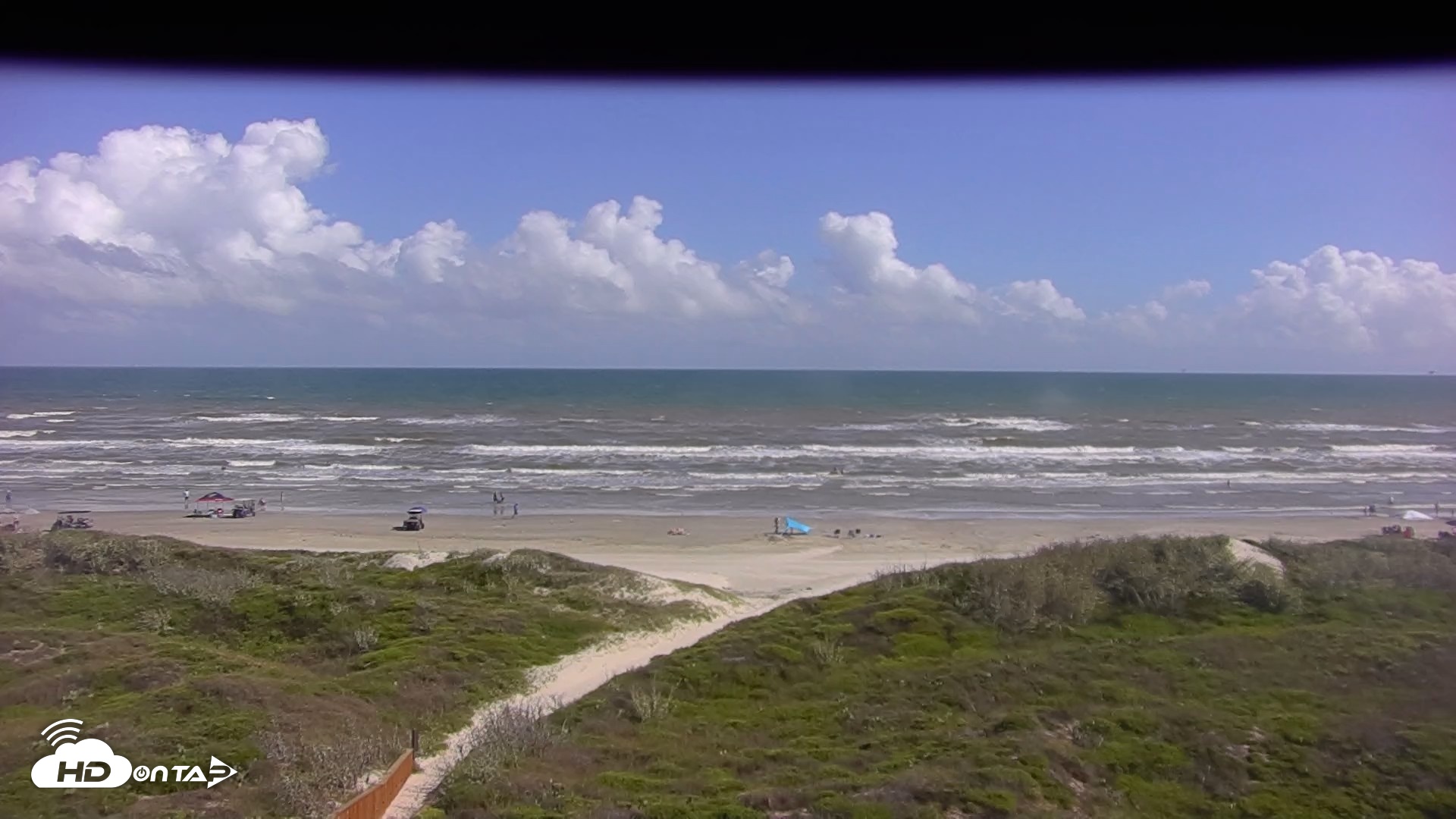 Snapshot of Casa Condos Port Aransas Beach Live Webcam taken Oct 13, 2026, 2:58pm CDT