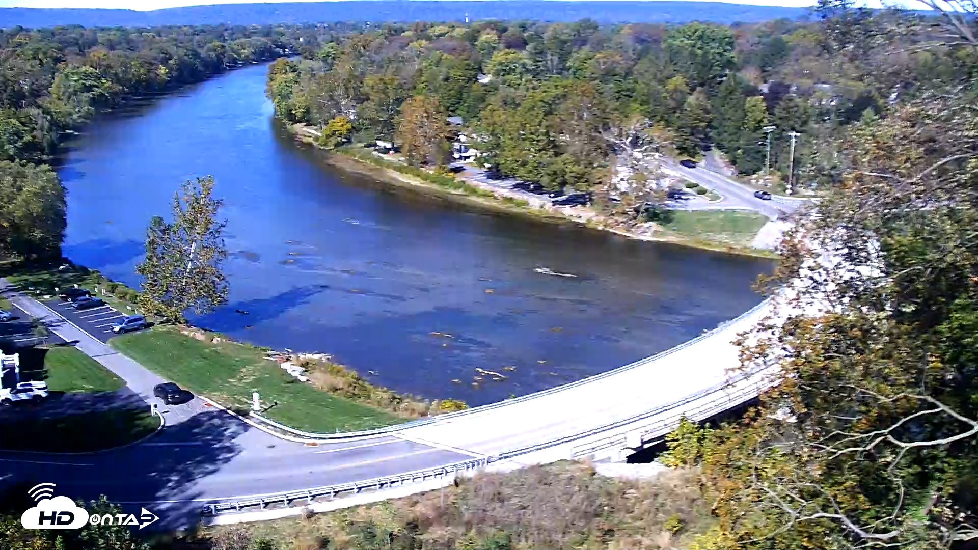 Snapshot of Conodoguinet Creek Bridge Live Webcam taken Oct 16, 2025, 1:23pm EDT