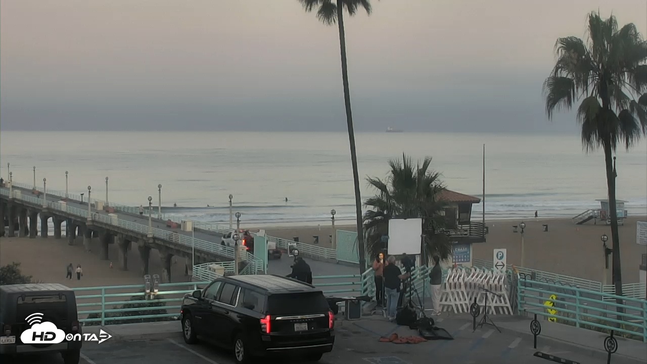 Snapshot of Manhattan Beach Pier North Live Cam taken Jul 30, 2025, 6:13am PDT