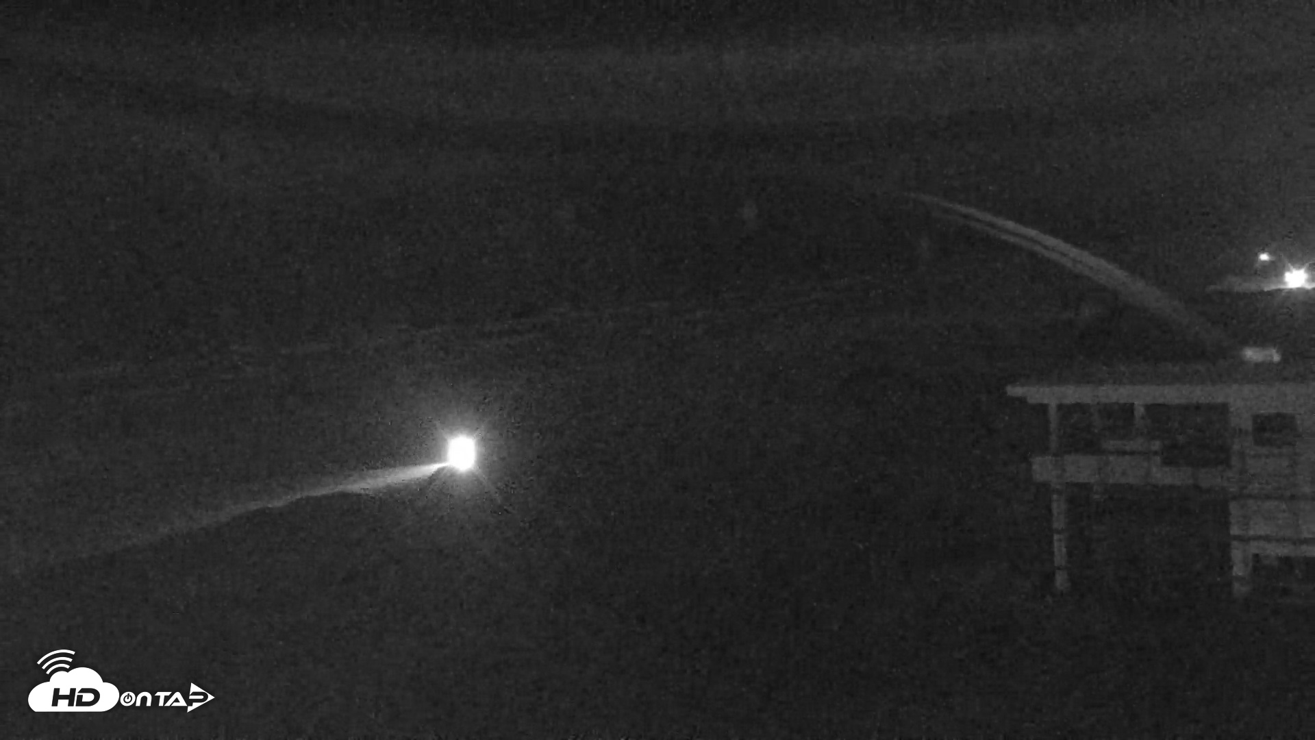 Snapshot of Sandcastle Condos Port Aransas Live Beach Cam taken Jun 7, 2026, 12:40am CDT
