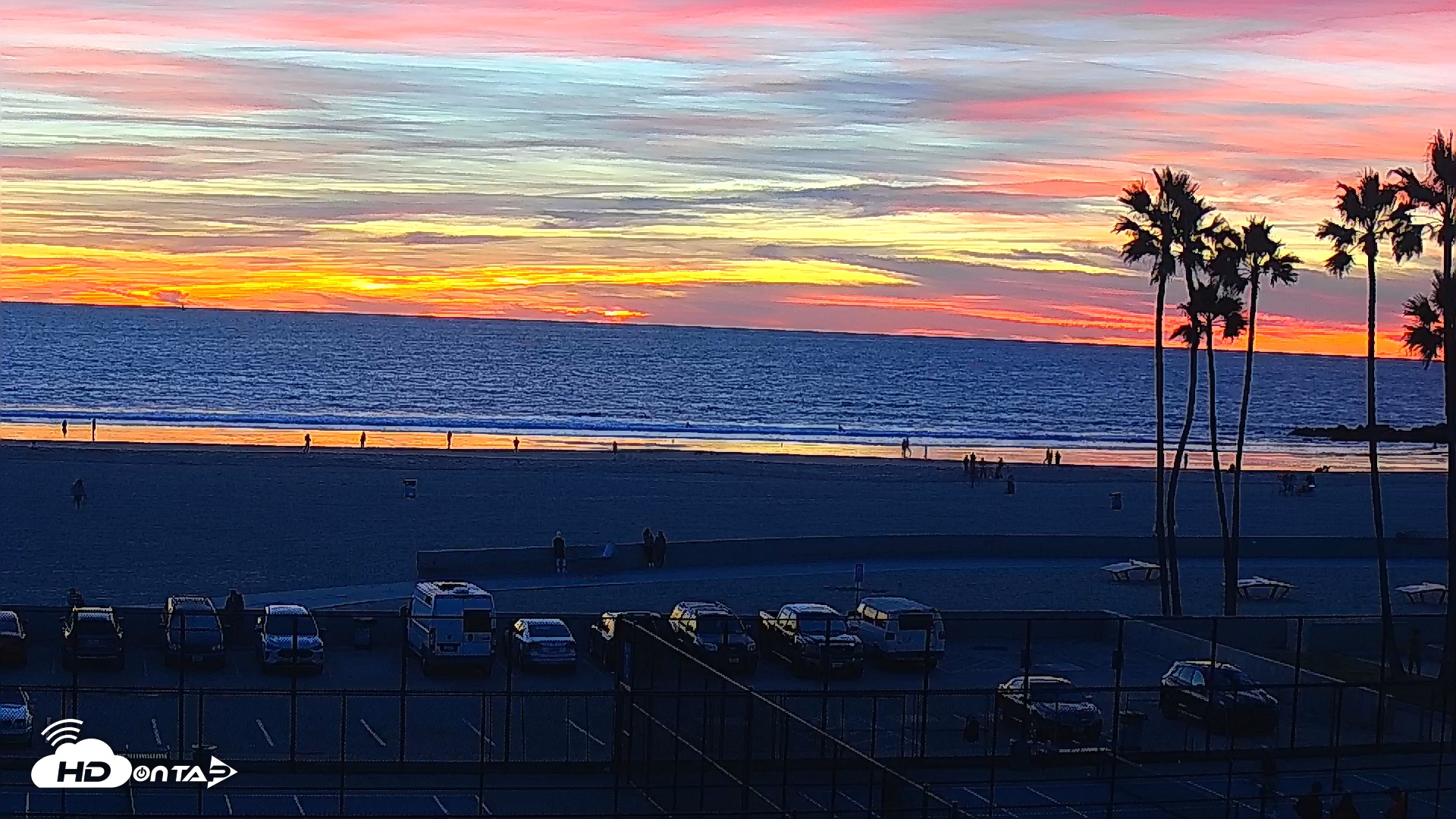 Snapshot of Venice Beach Wide View Live Webcam taken Dec 4, 2025, 4:58pm PST