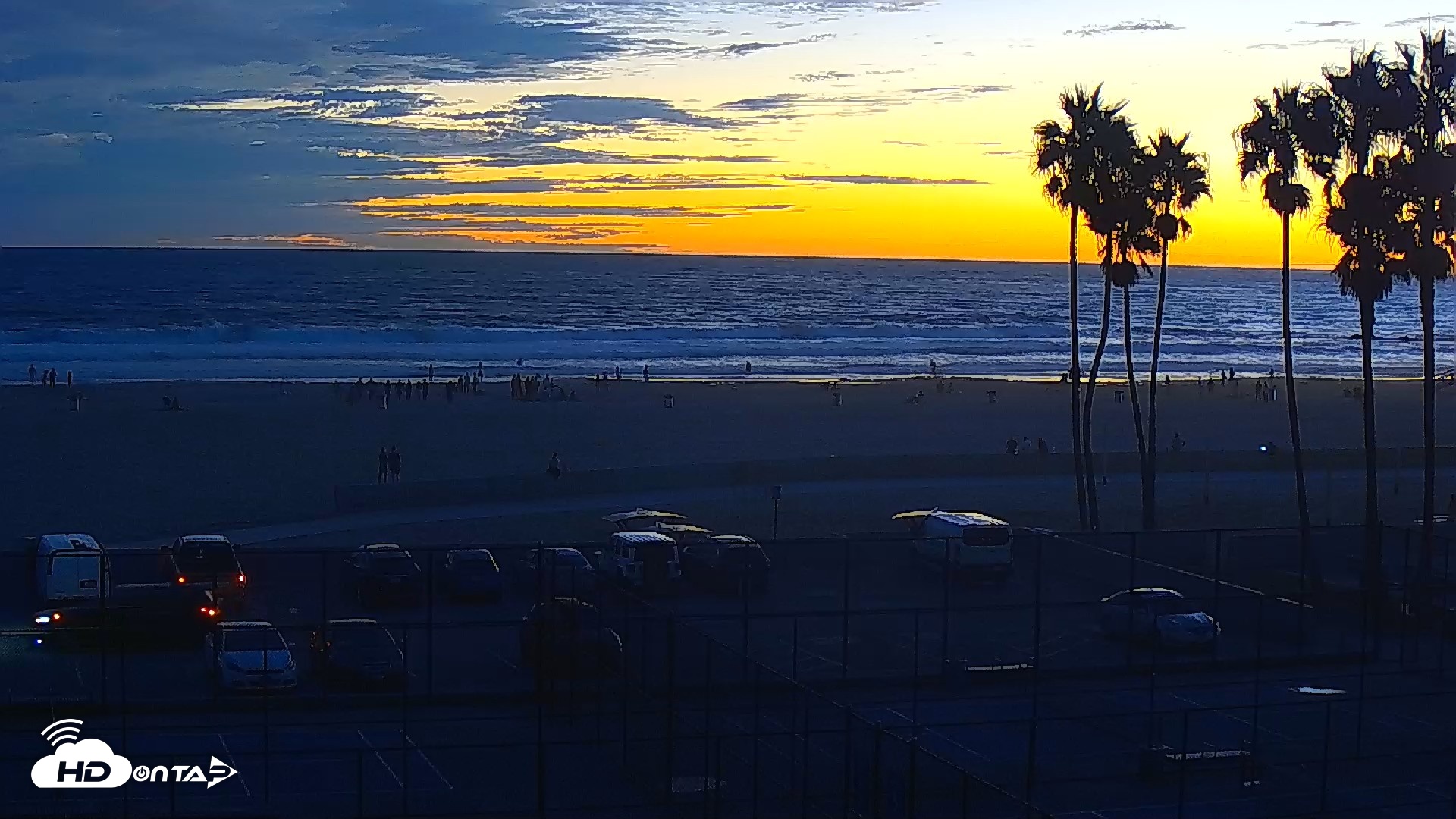 Snapshot of Venice Beach Wide View Live Webcam taken Sep 7, 2026, 7:35pm PDT