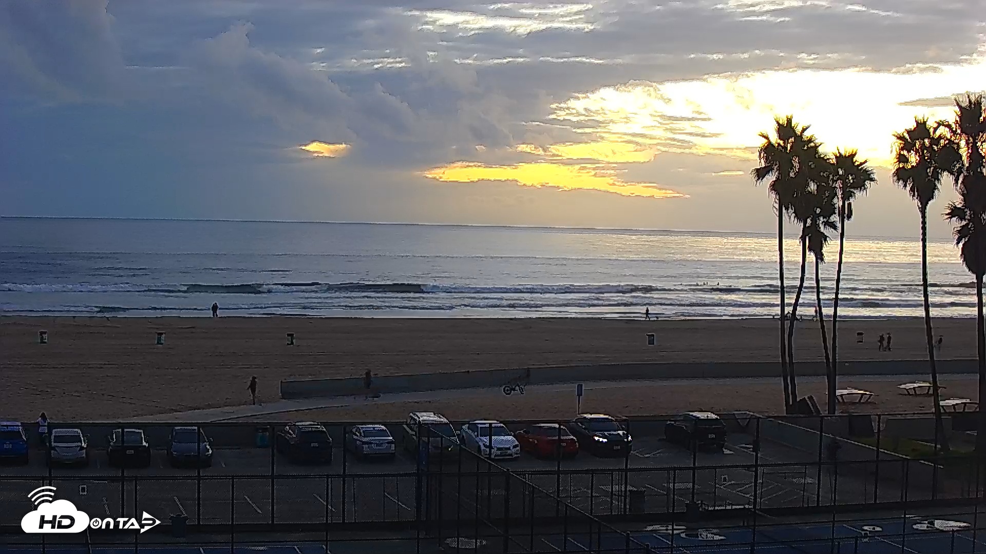 Snapshot of Venice Beach Wide View Live Webcam taken Oct 14, 2025, 6:31pm PDT