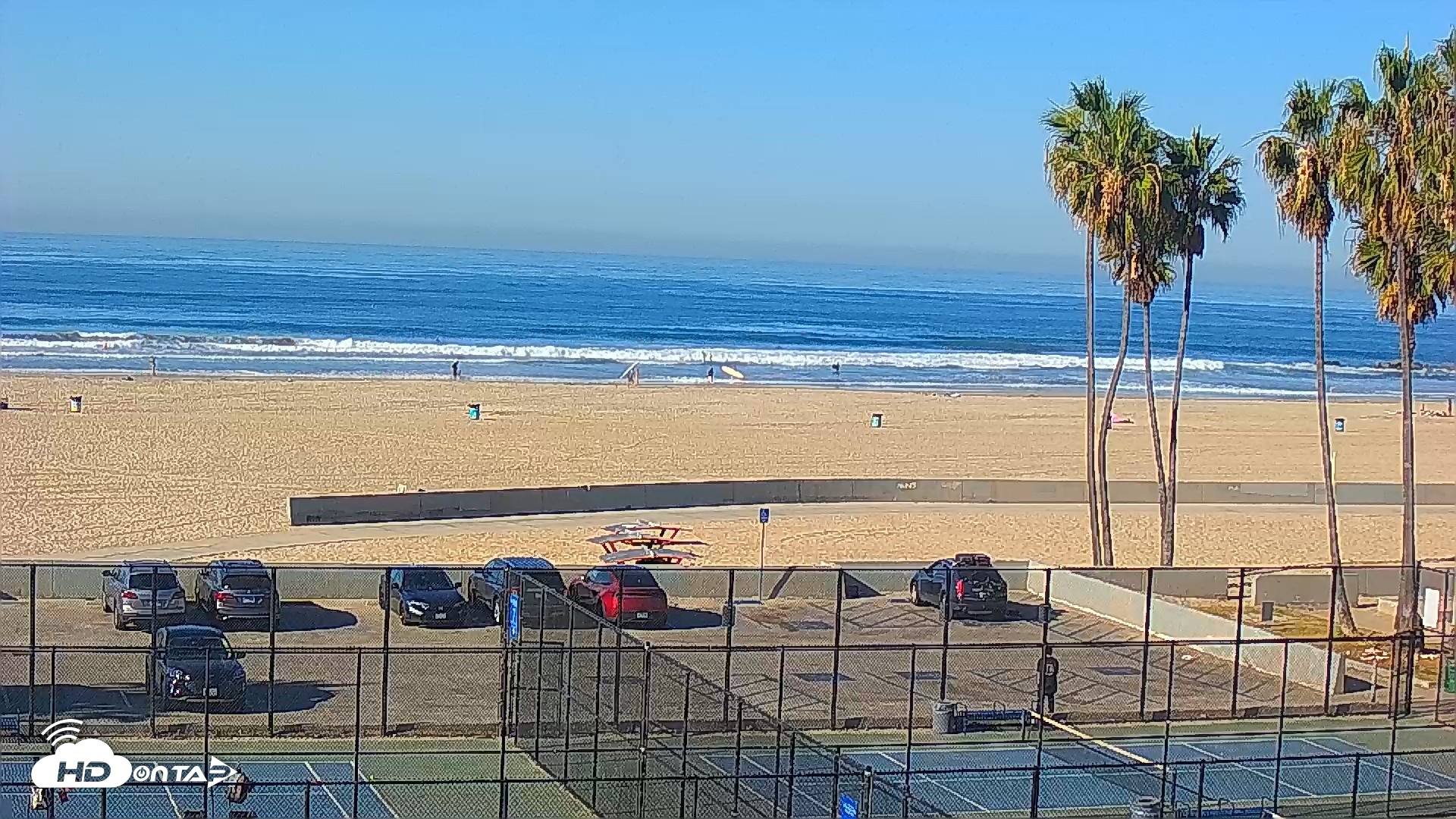 Snapshot of Venice Beach Wide View Live Webcam taken Oct 19, 2026, 9:41am PDT