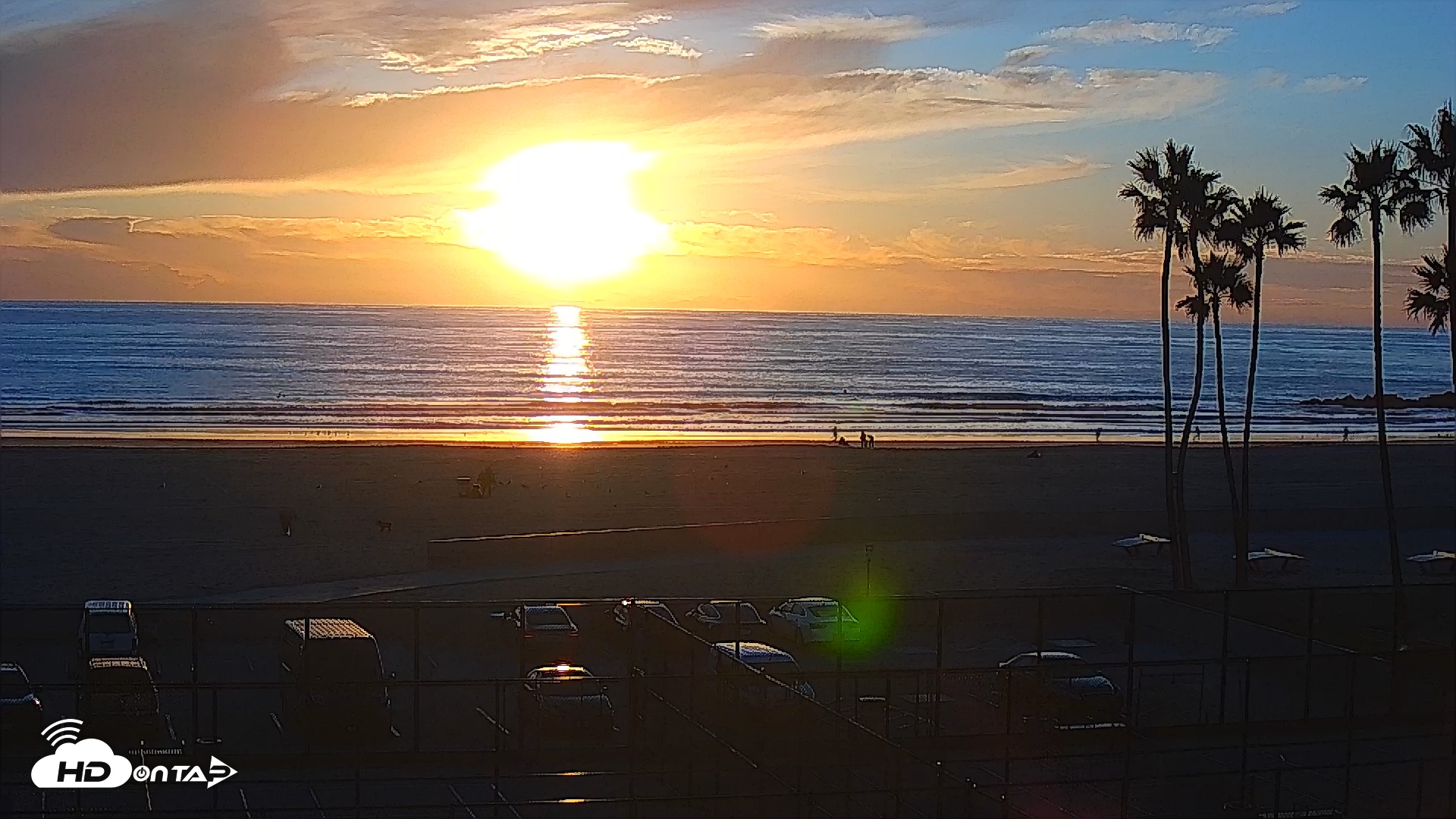 Snapshot of Venice Beach Wide View Live Webcam taken Nov 18, 2025, 4:35pm PST