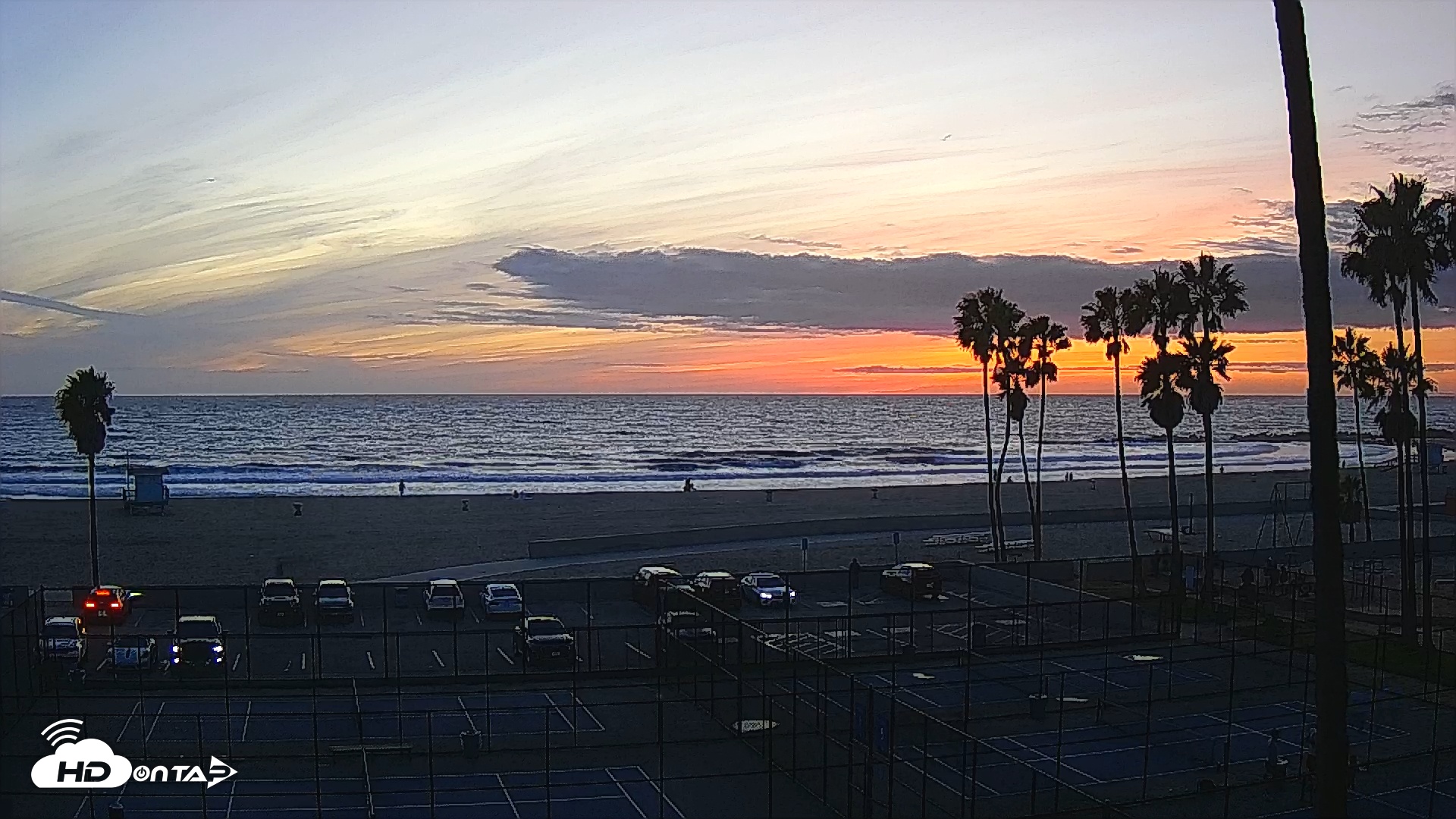 Snapshot of Venice Beach Wide View Live Webcam taken Feb 7, 2025, 5:41pm PST