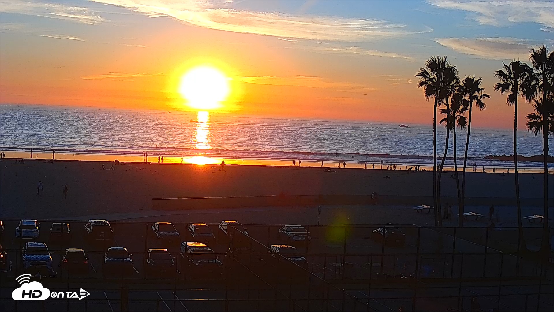 Snapshot of Venice Beach Wide View Live Webcam taken Jan 19, 2026, 5:03pm PST