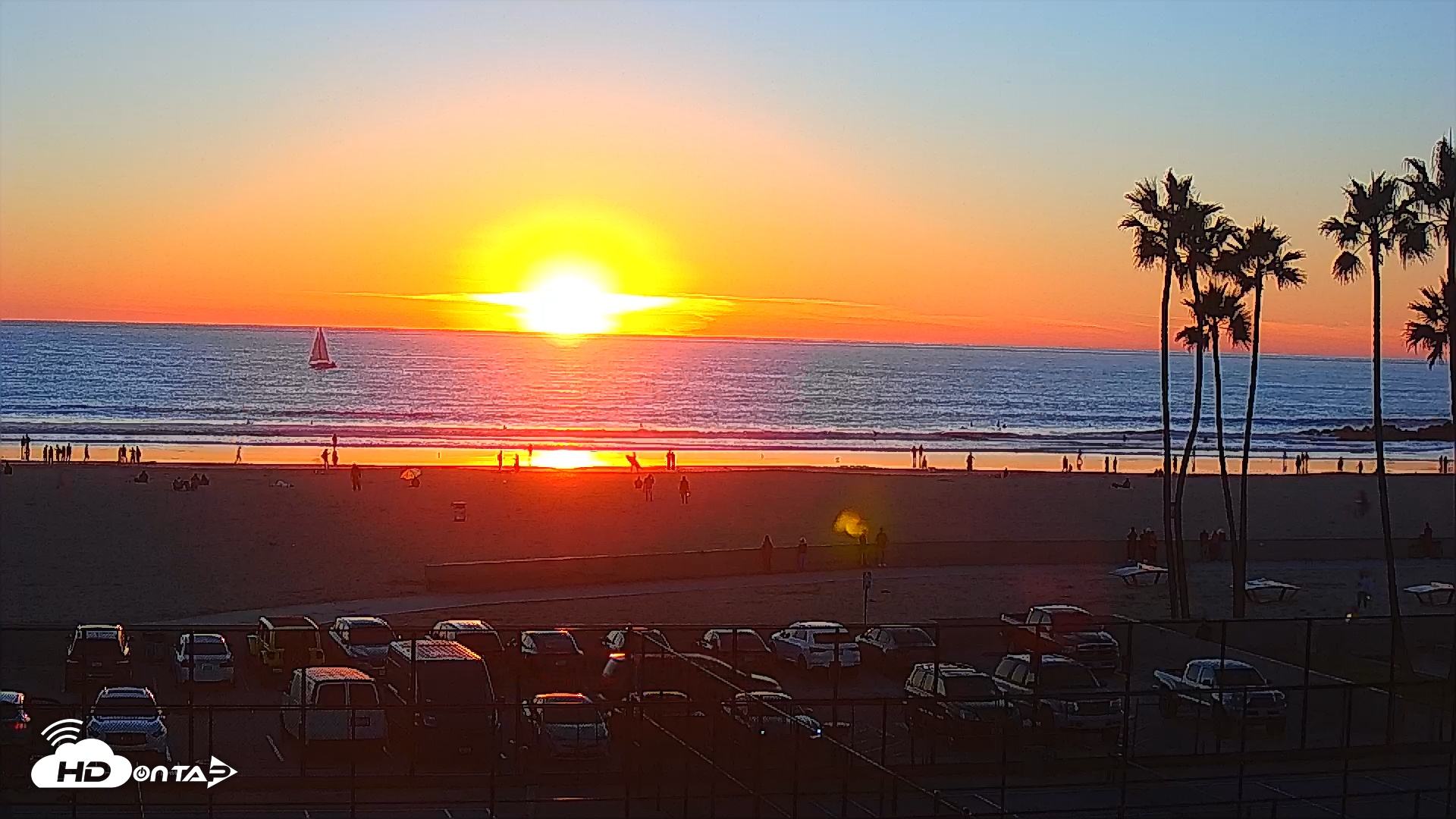 Snapshot of Venice Beach Wide View Live Webcam taken Nov 23, 2025, 4:43pm PST