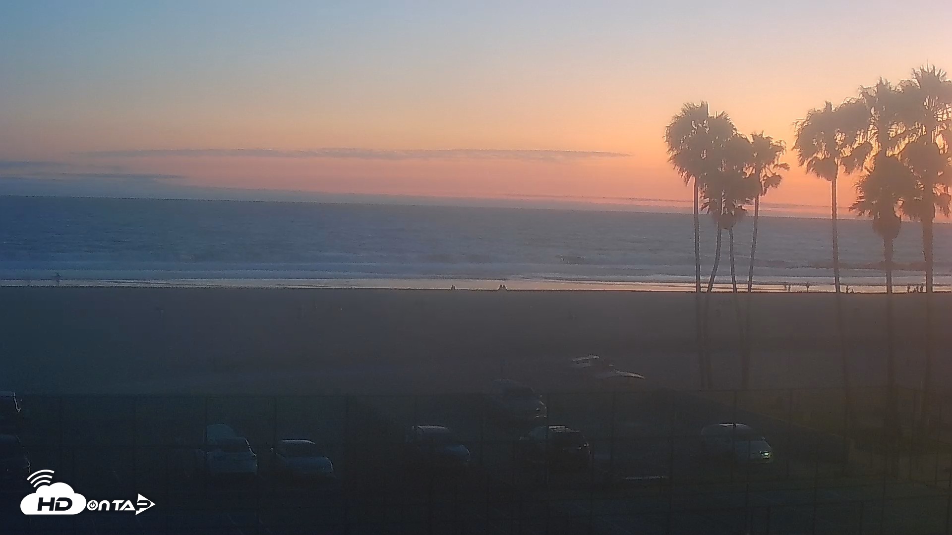 Snapshot of Venice Beach Wide View Live Webcam taken Jul 21, 2026, 8:29pm PDT
