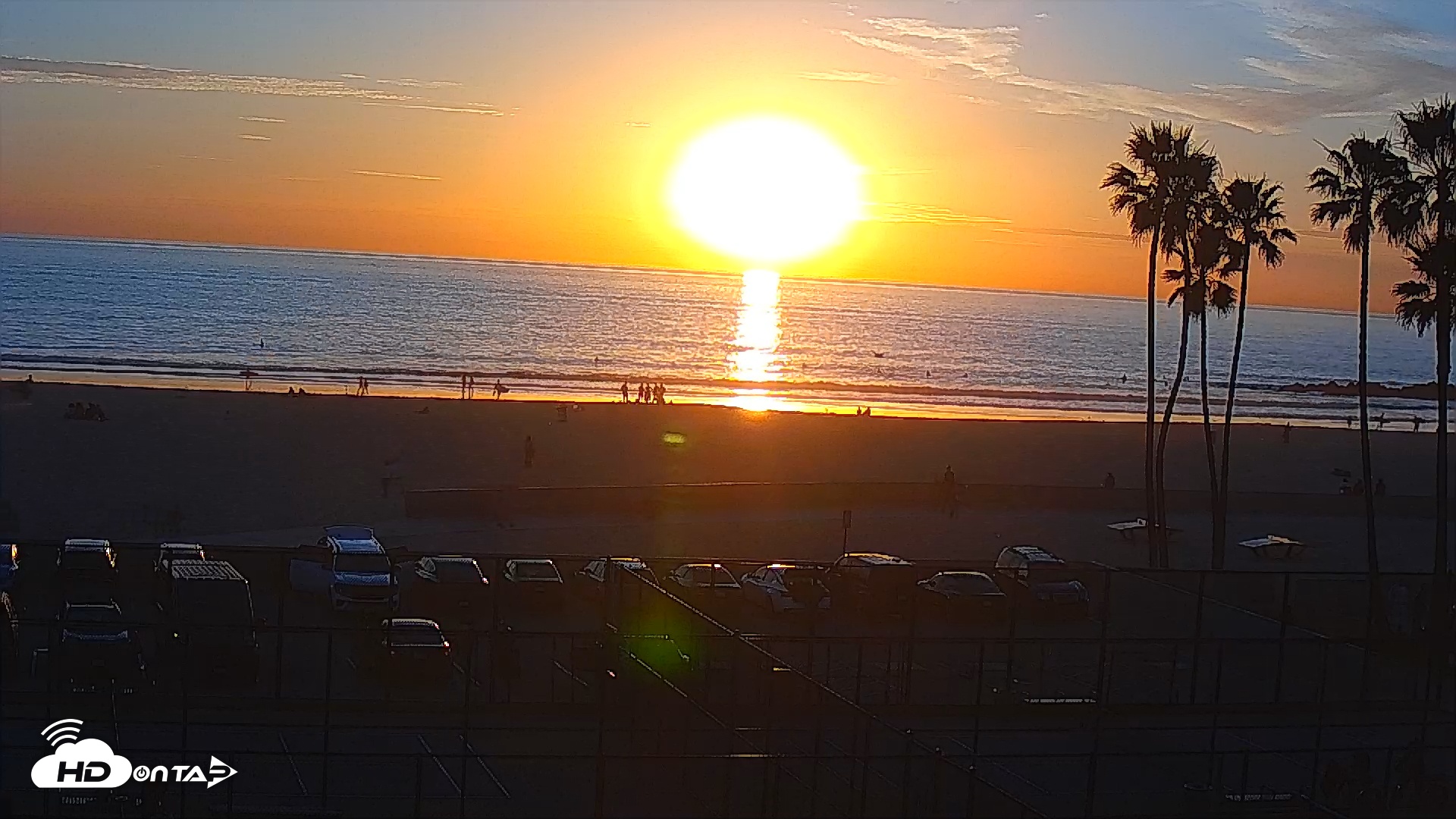 Snapshot of Venice Beach Wide View Live Webcam taken Feb 5, 2026, 5:17pm PST