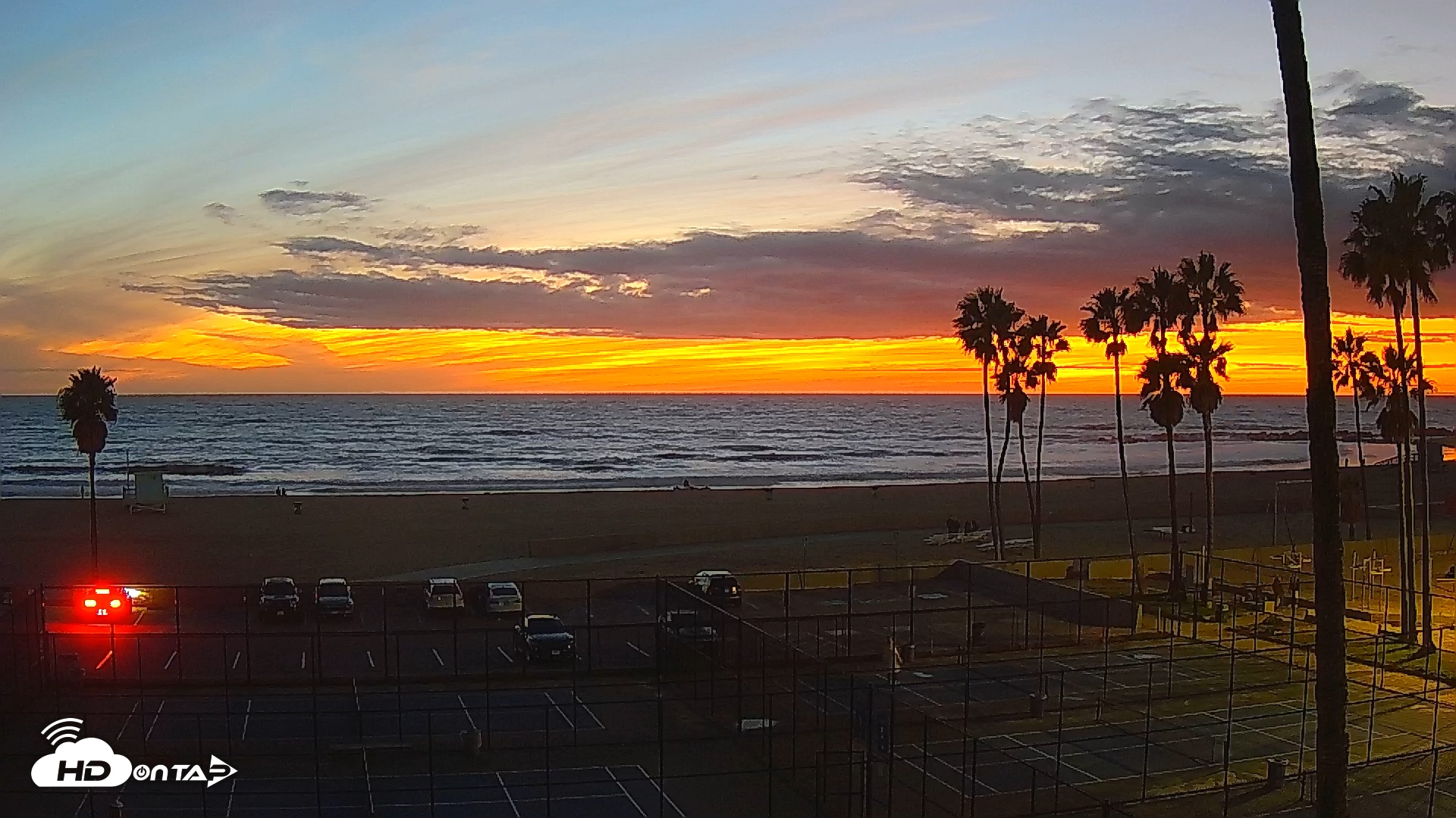 Snapshot of Venice Beach Wide View Live Webcam taken Feb 7, 2025, 5:58pm PST