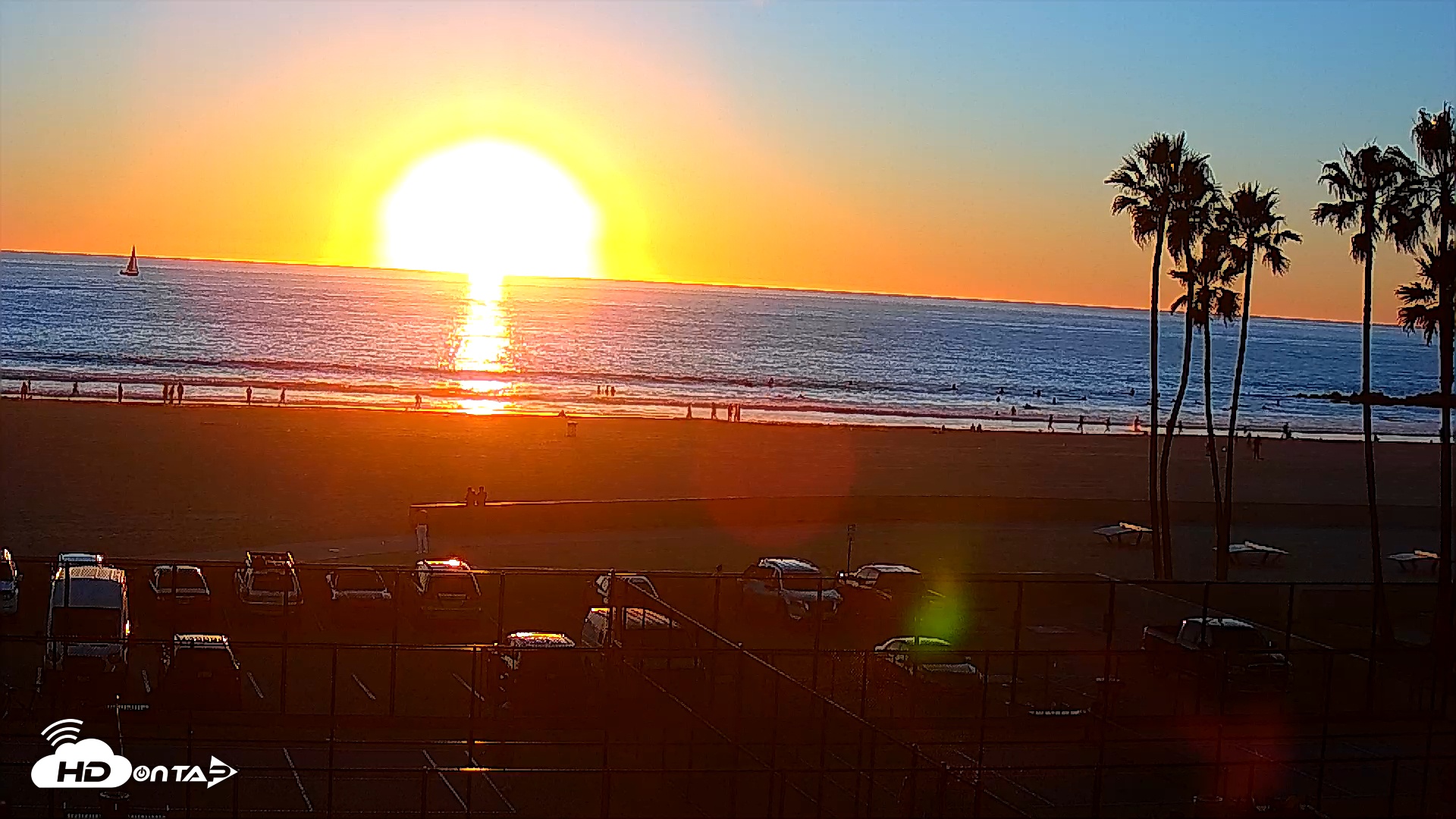 Snapshot of Venice Beach Wide View Live Webcam taken Jan 13, 2026, 4:58pm PST