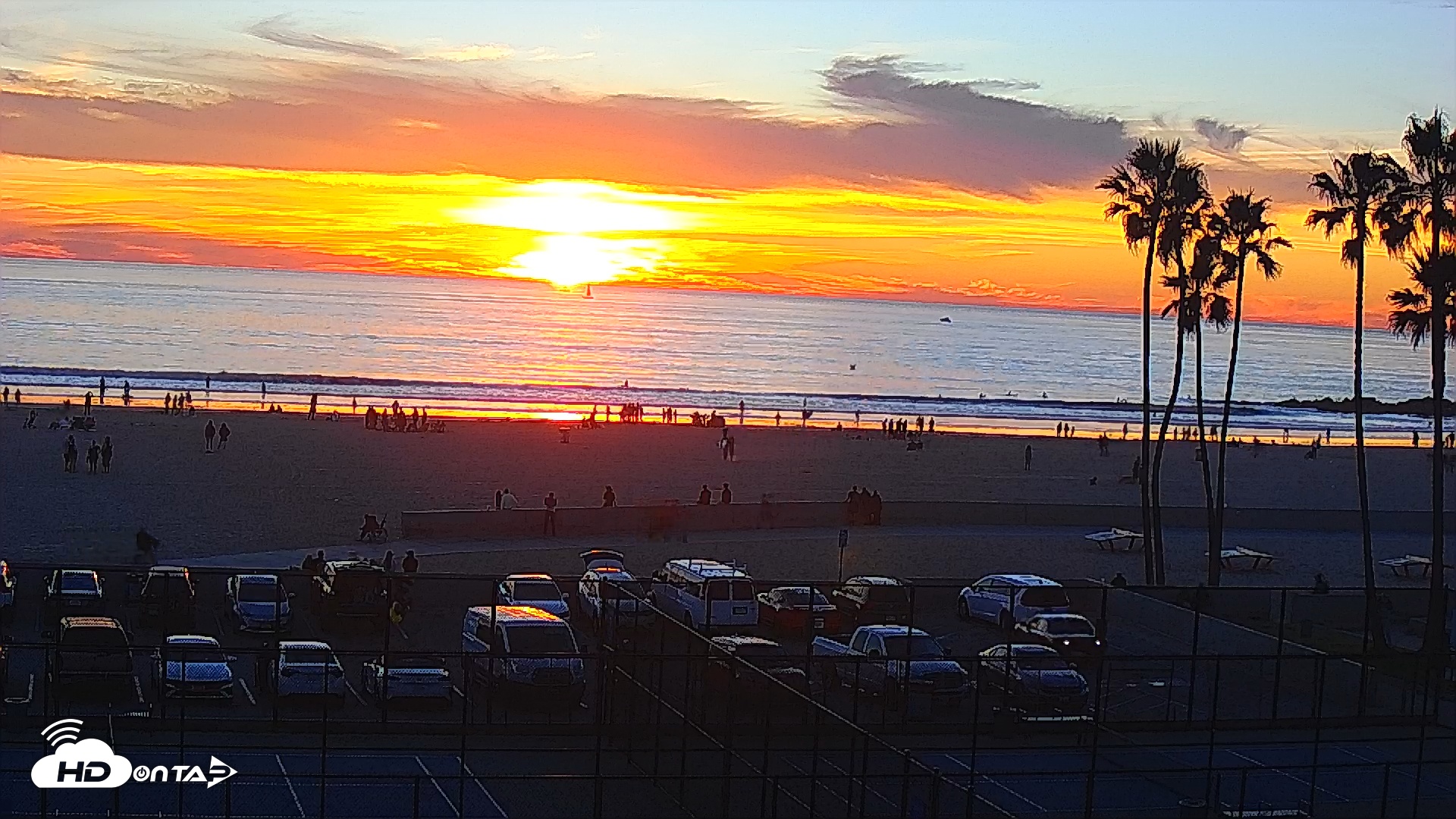 Snapshot of Venice Beach Wide View Live Webcam taken Jan 17, 2026, 5:10pm PST