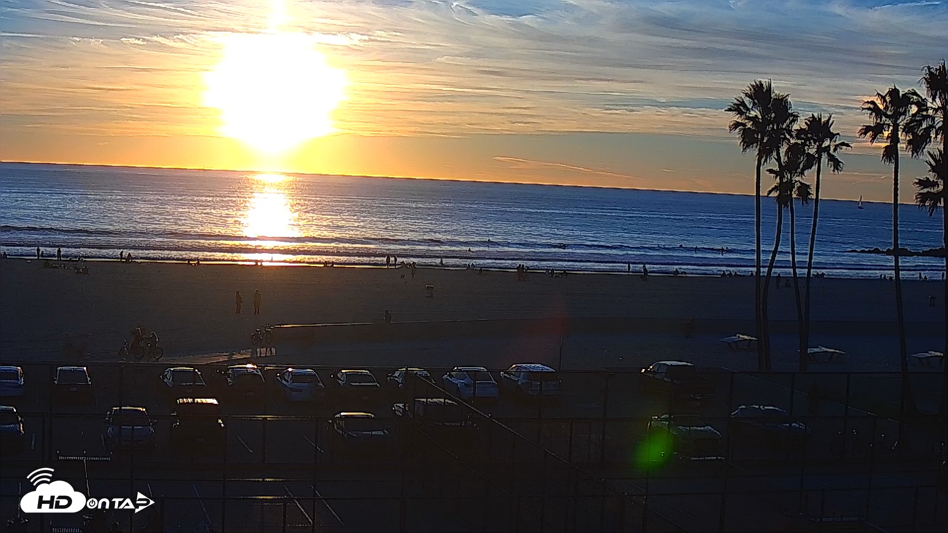 Snapshot of Venice Beach Wide View Live Webcam taken Jan 10, 2026, 4:46pm PST