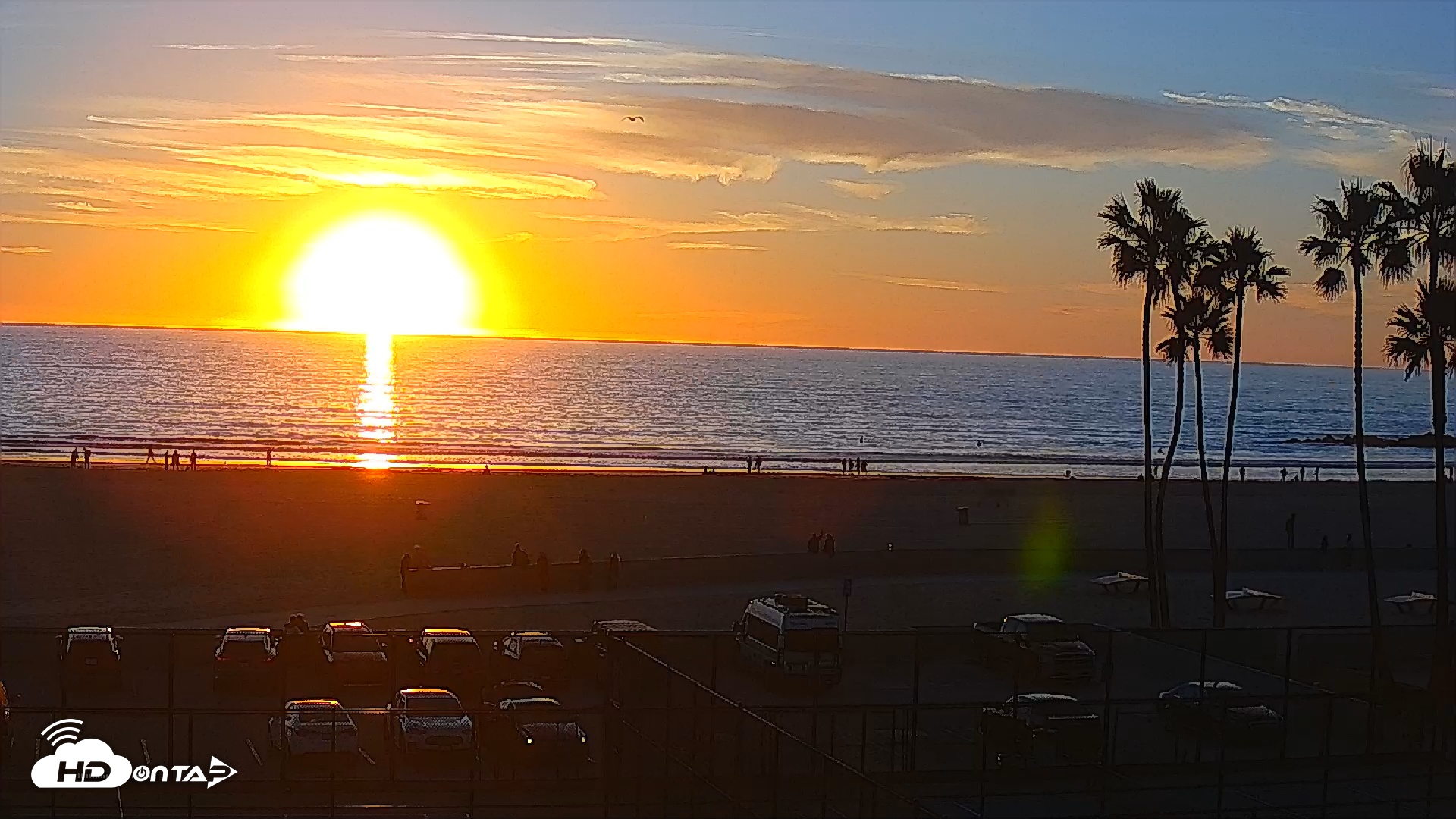 Snapshot of Venice Beach Wide View Live Webcam taken Dec 15, 2025, 4:39pm PST