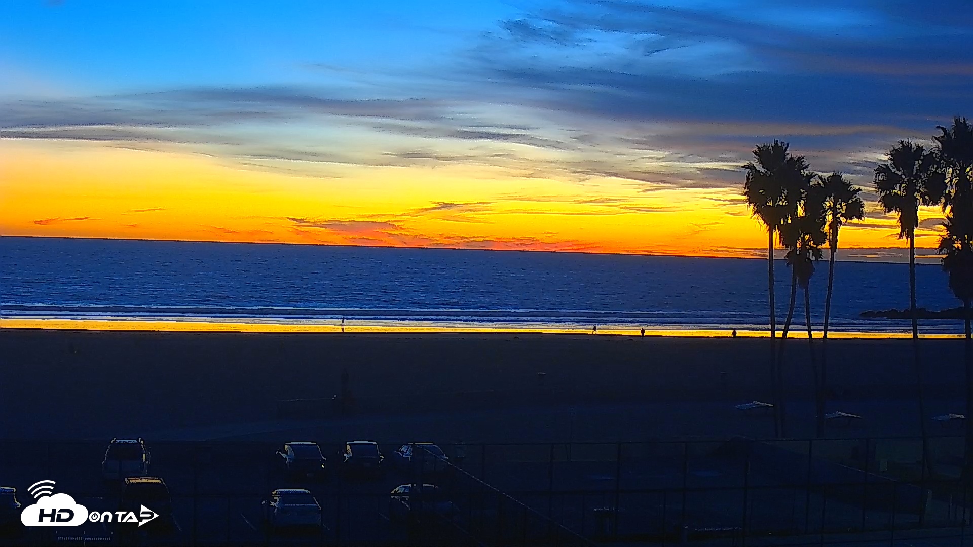Snapshot of Venice Beach Wide View Live Webcam taken Nov 5, 2025, 5:25pm PST